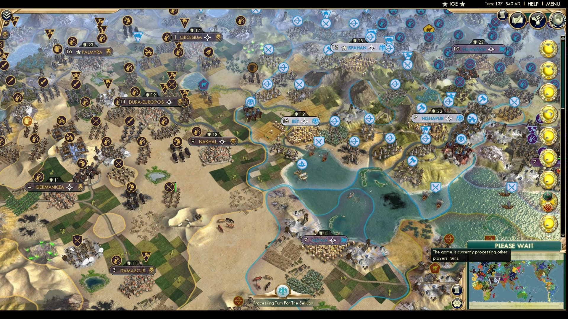 CBR In-Game Screenshot of Attracting unwanted attention