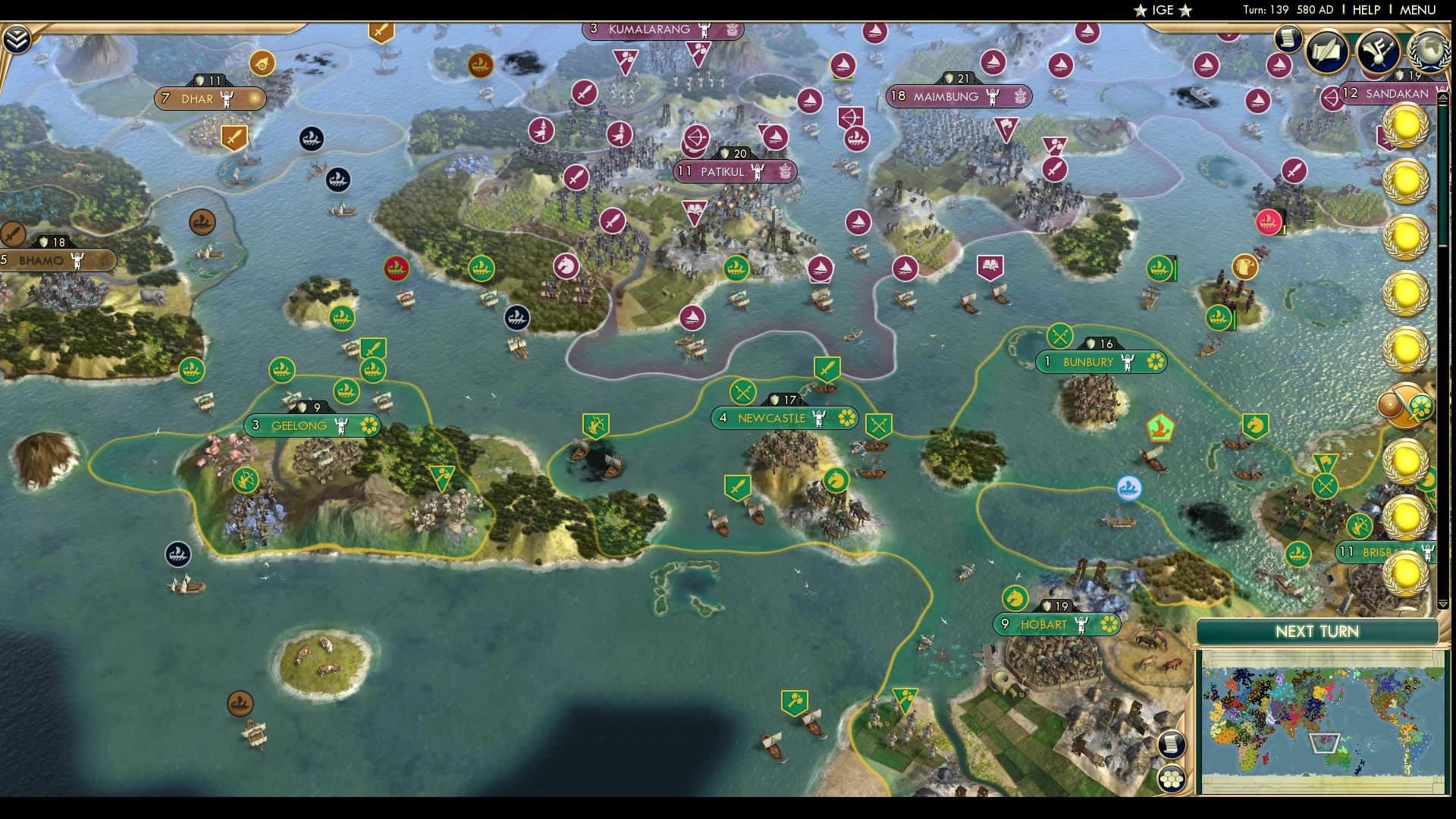 CBR In-Game Screenshot of Colonialism, ahoy!