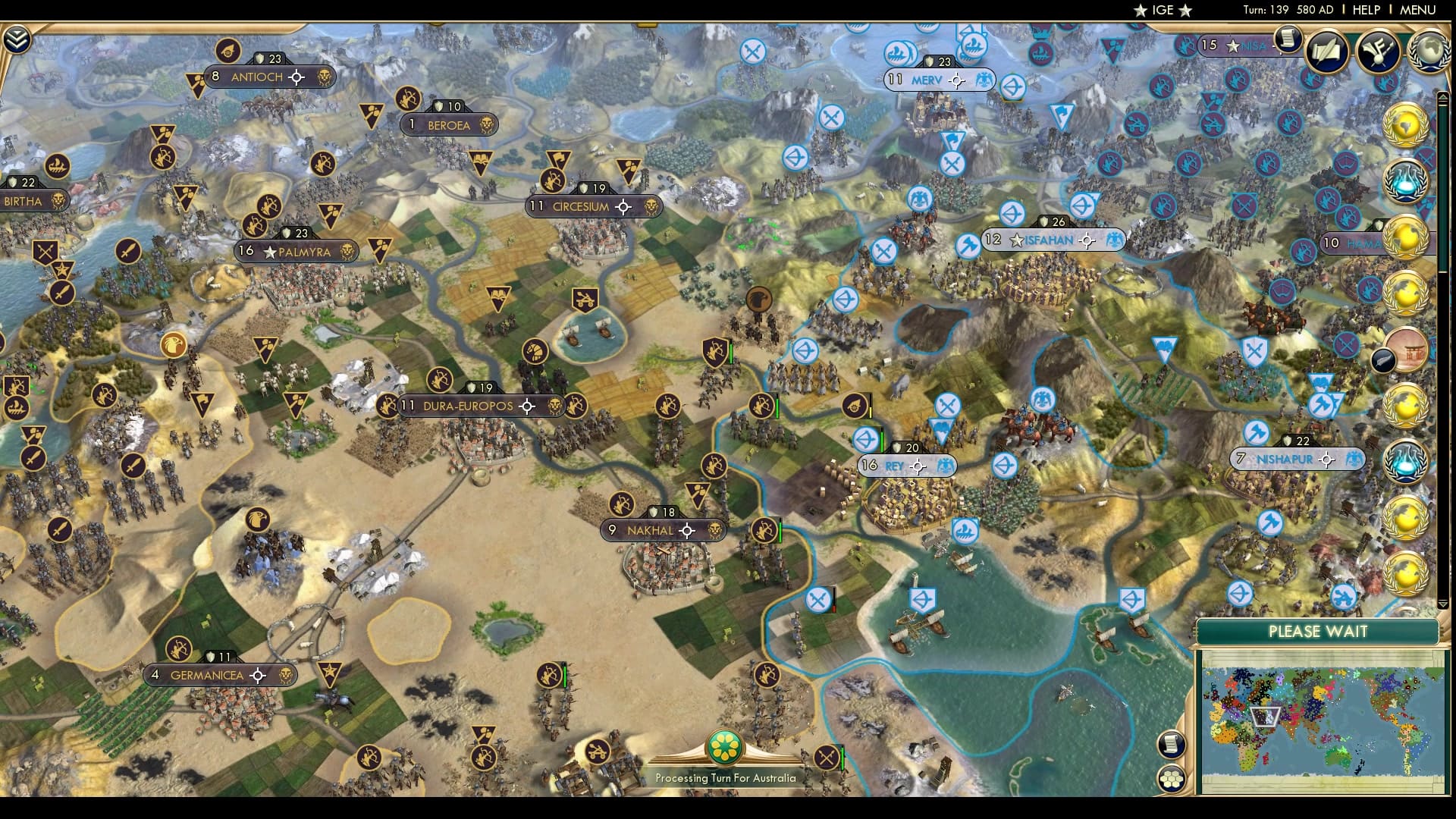 CBR In-Game Screenshot of War? No, it’s an archery comptition.