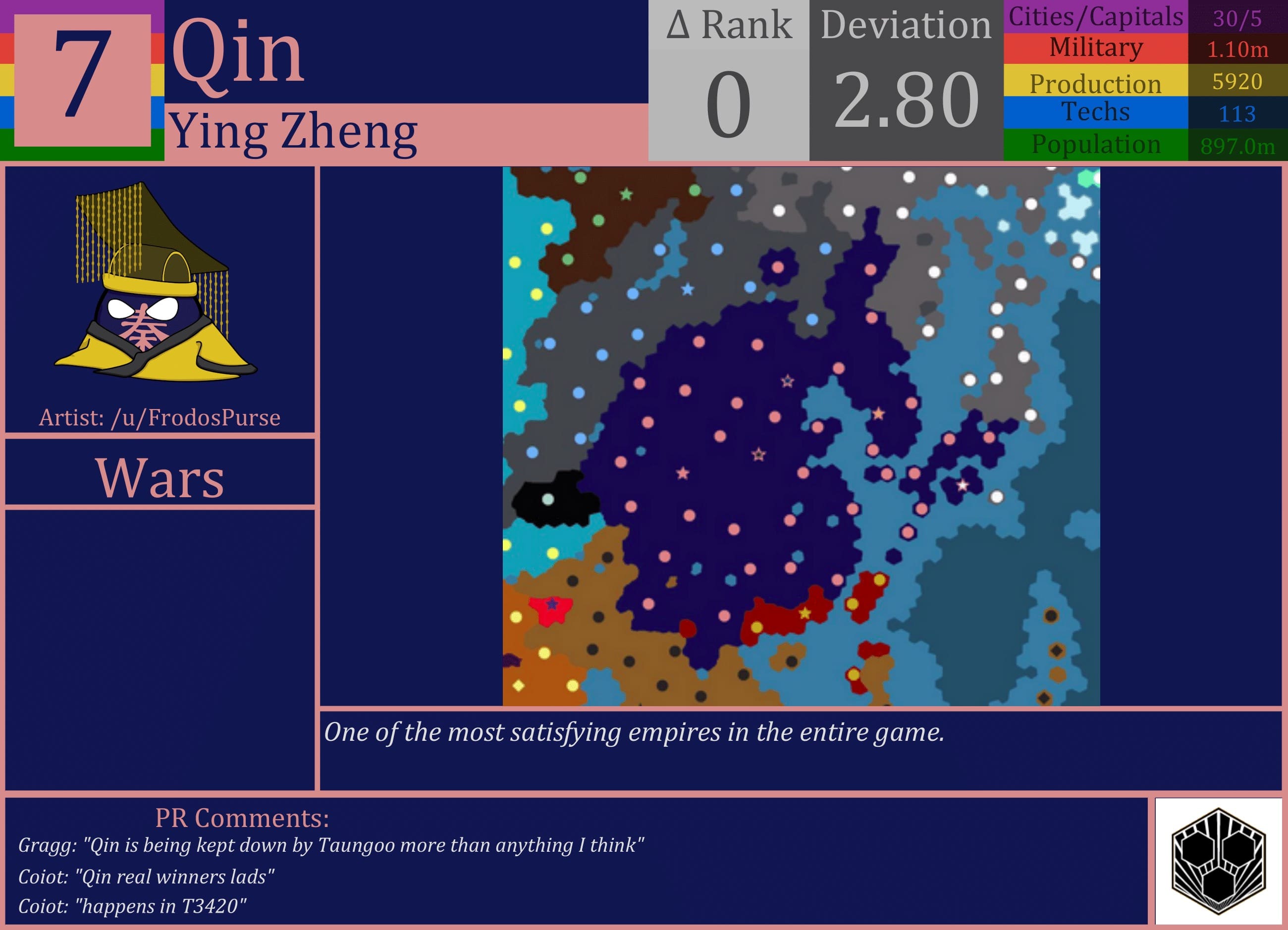 CBR In-Game Screenshot of Qin