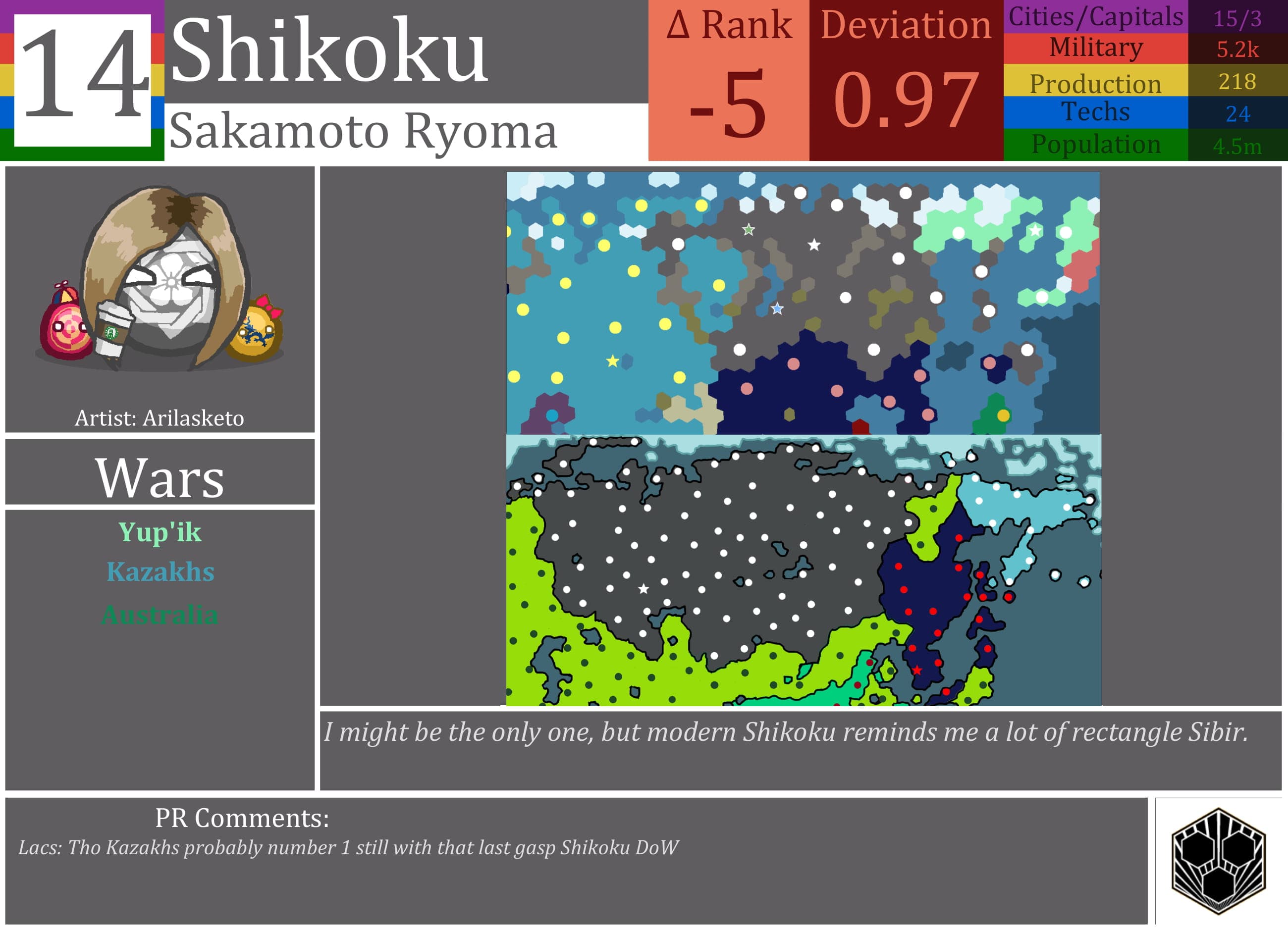 CBR In-Game Screenshot of Shikoku