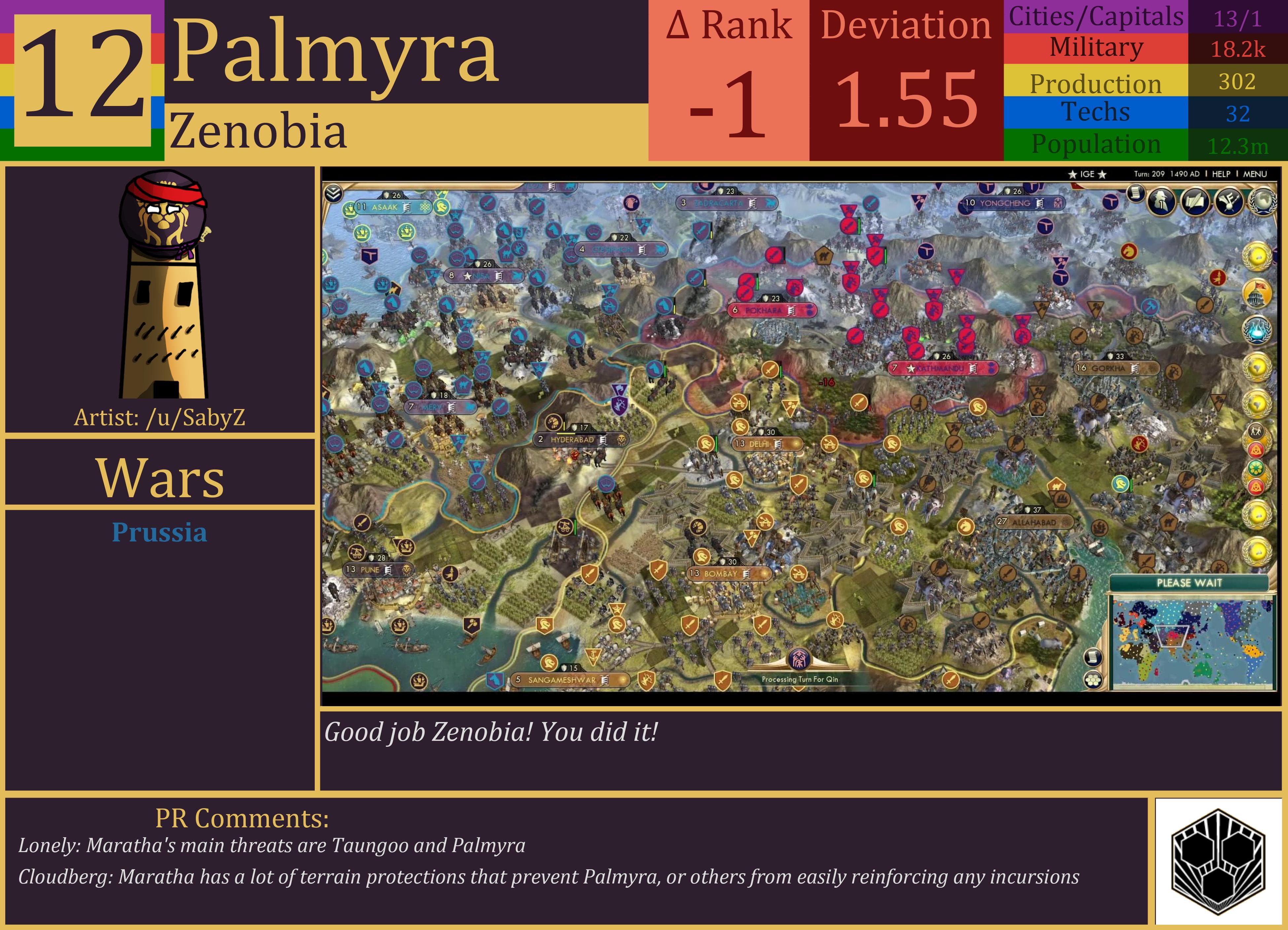 CBR In-Game Screenshot of Palmyra