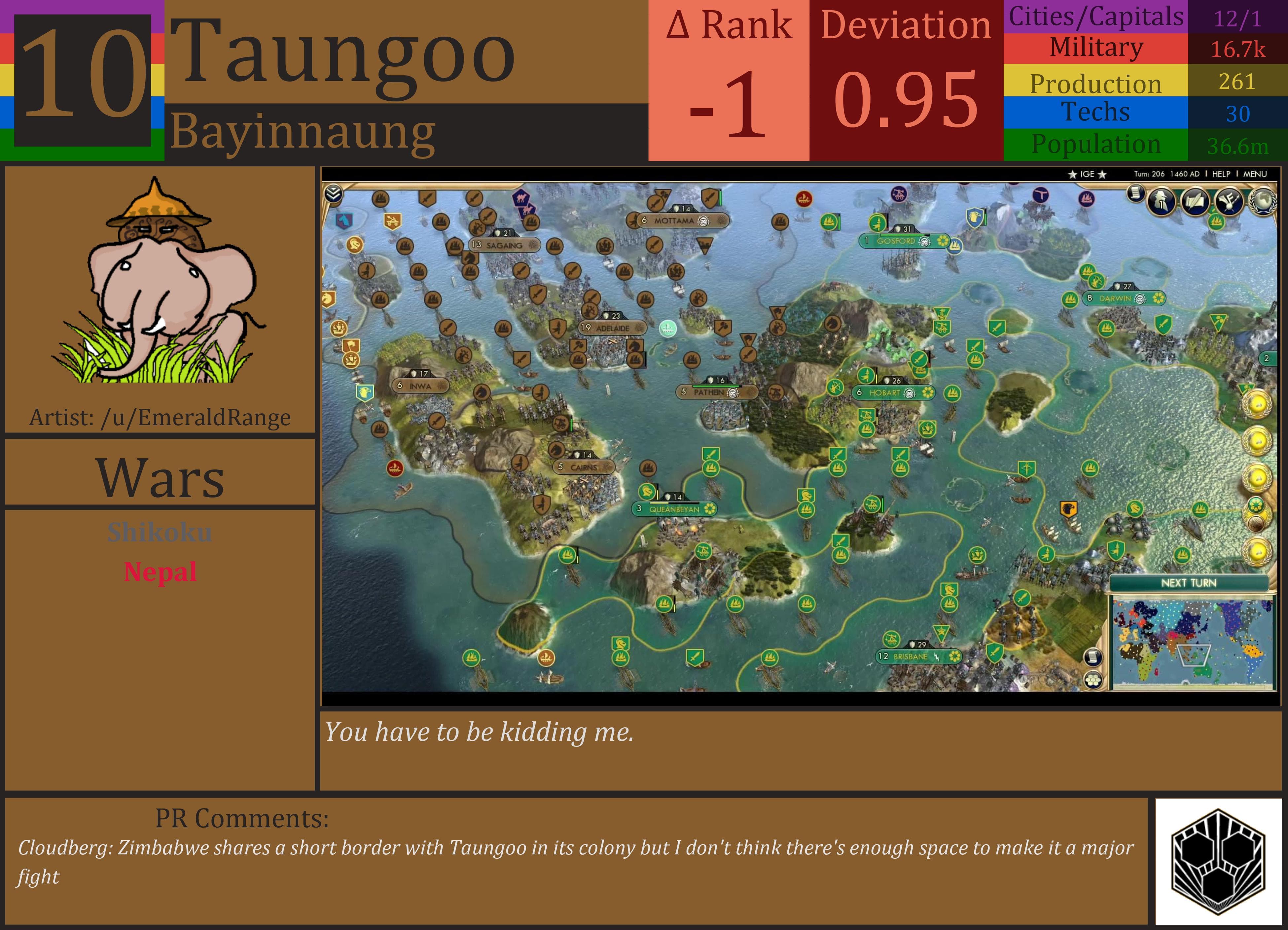 CBR In-Game Screenshot of Taungoo