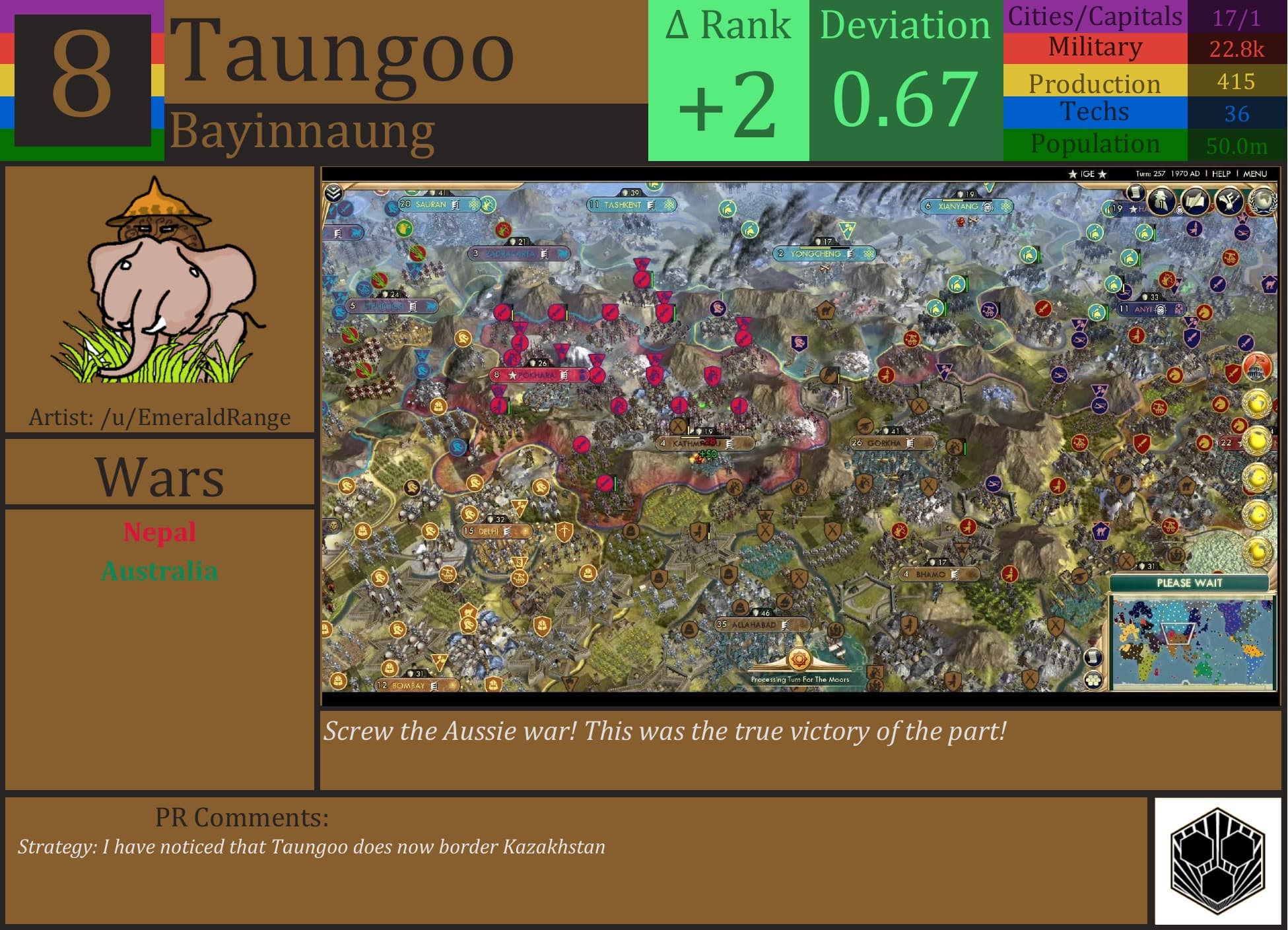 CBR In-Game Screenshot of Taungoo
