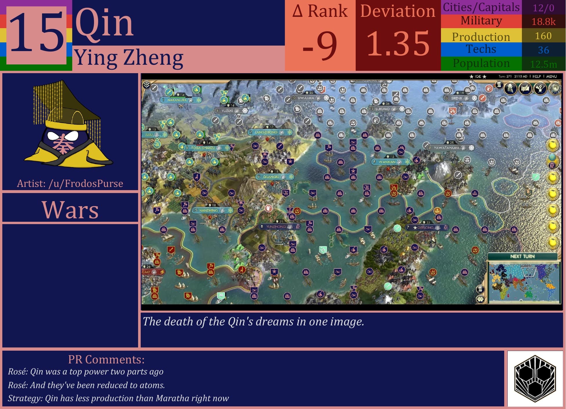CBR In-Game Screenshot of Qin