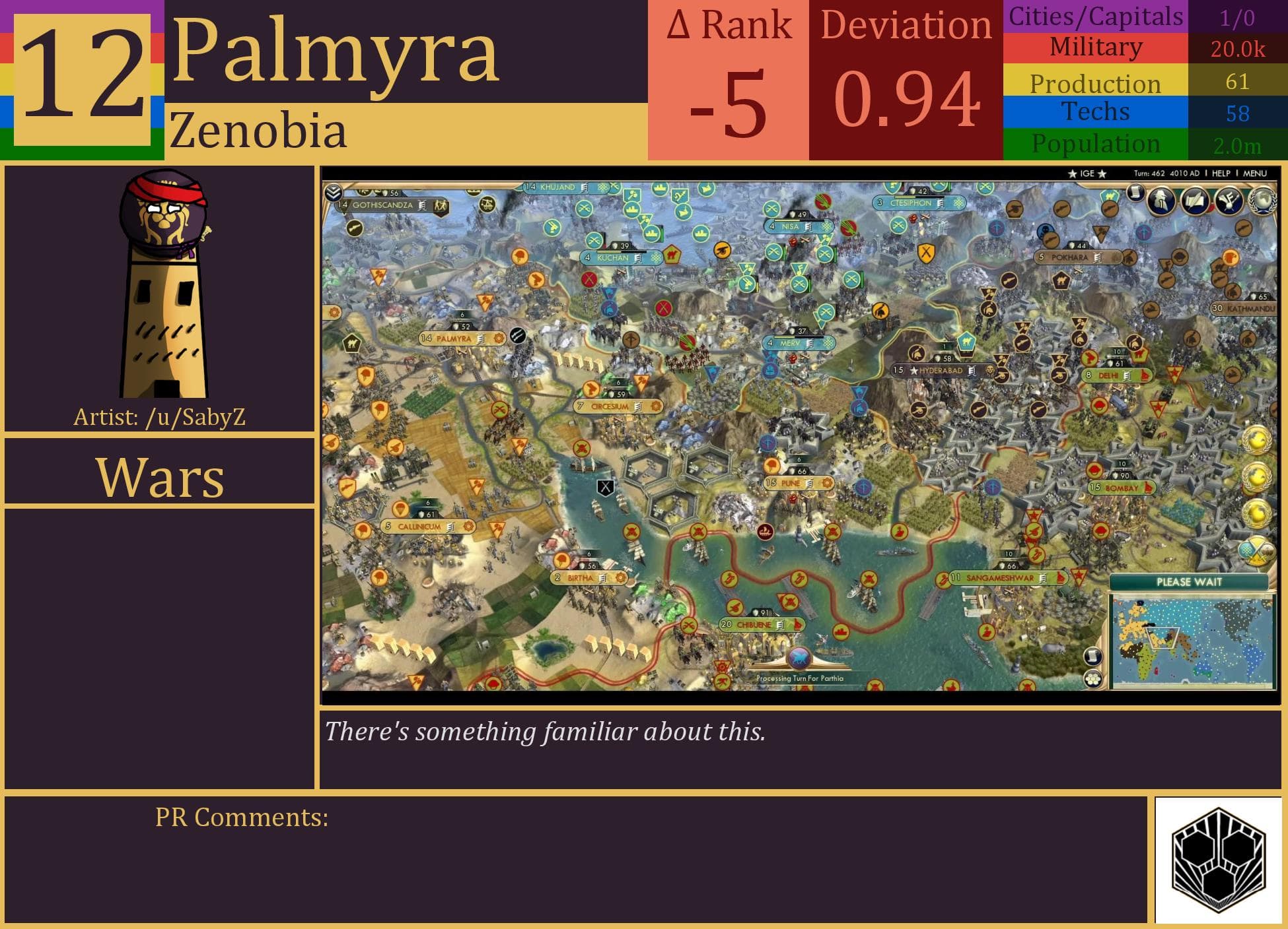 CBR In-Game Screenshot of Palmyra