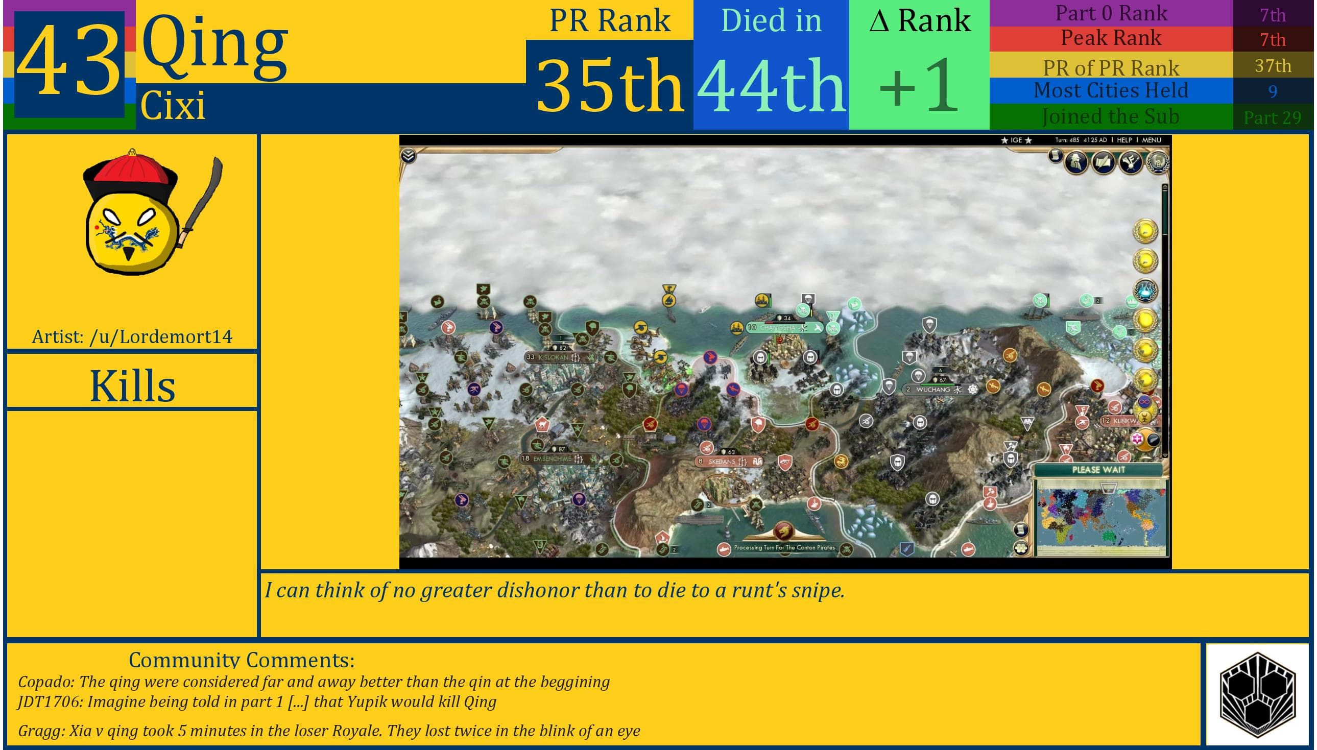 CBR In-Game Screenshot of Qing