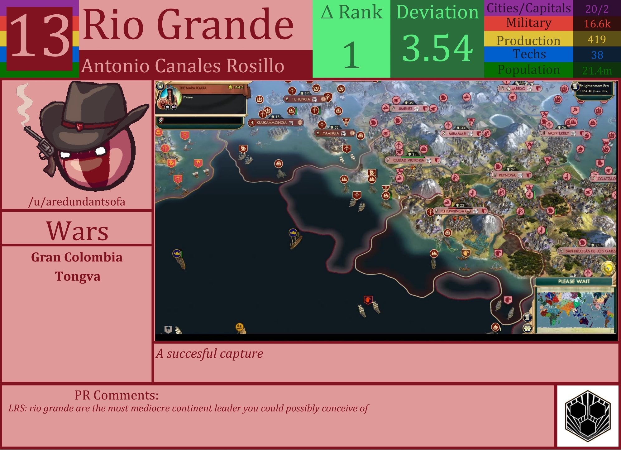 CBR In-Game Screenshot of Rio Grande