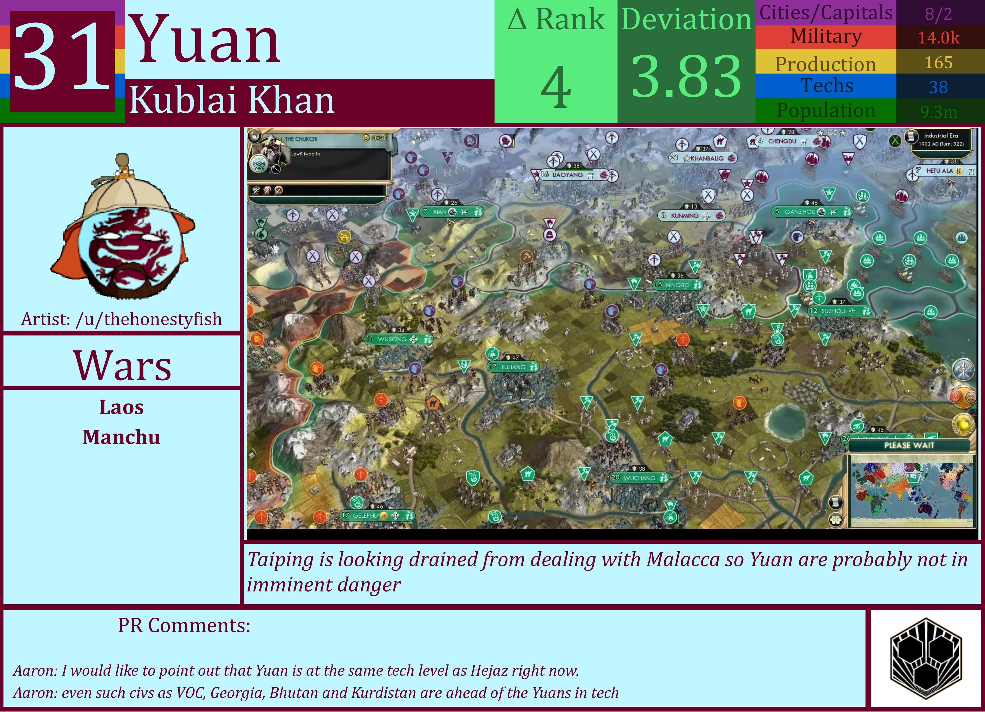 CBR In-Game Screenshot of Yuan