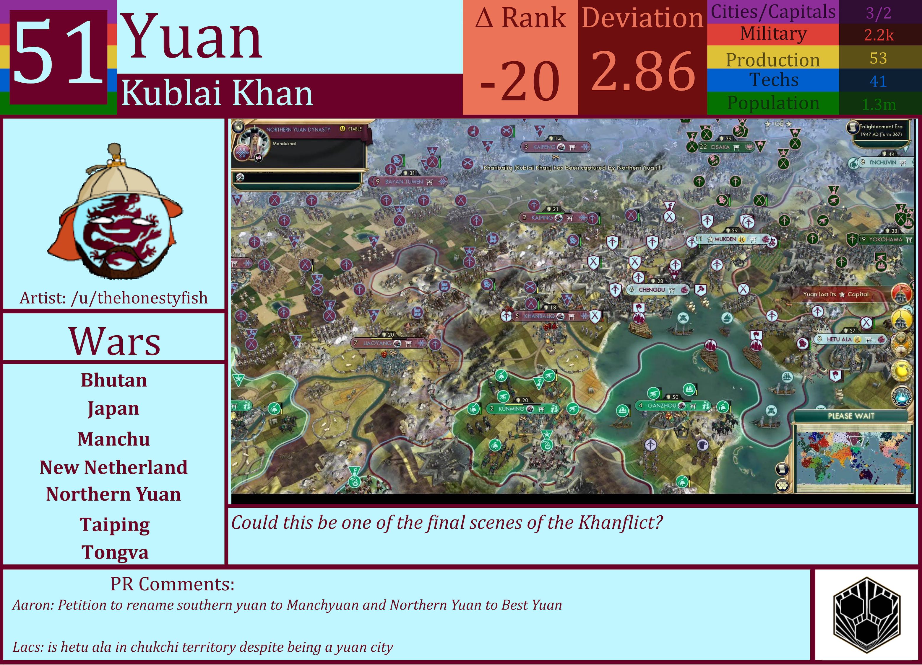 CBR In-Game Screenshot of Yuan
