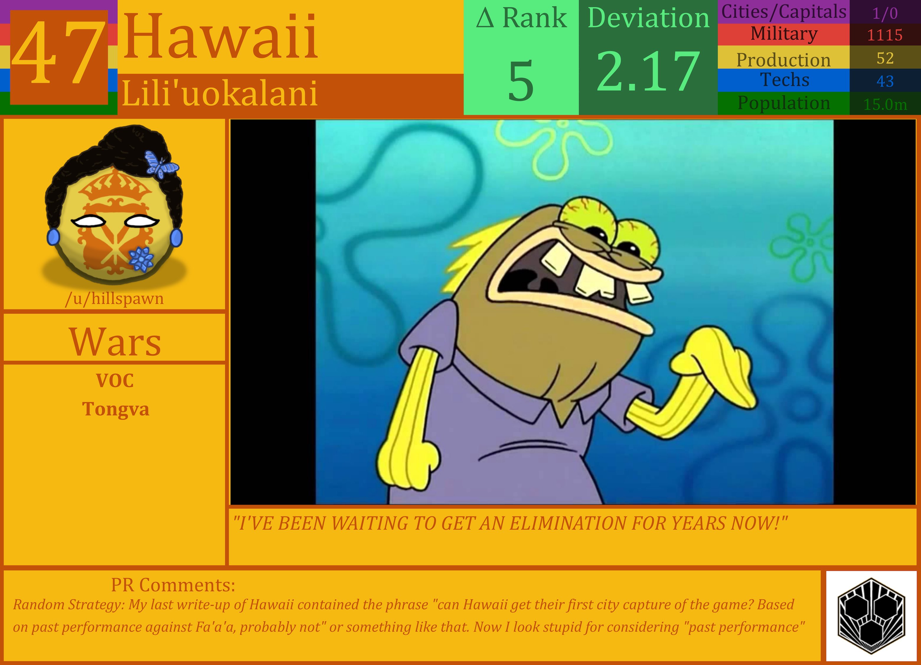 CBR In-Game Screenshot of Hawaii
