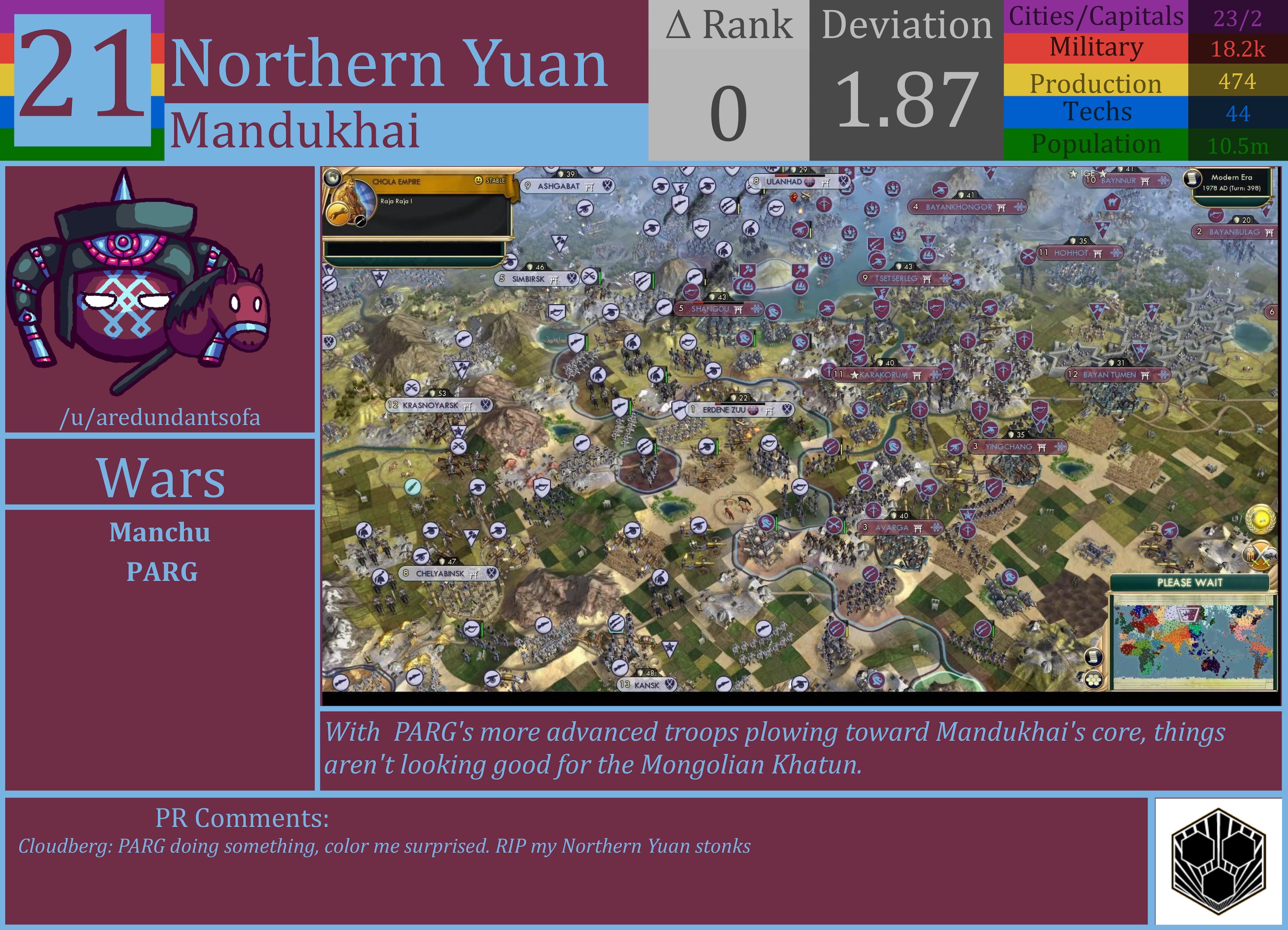 CBR In-Game Screenshot of Northern Yuan