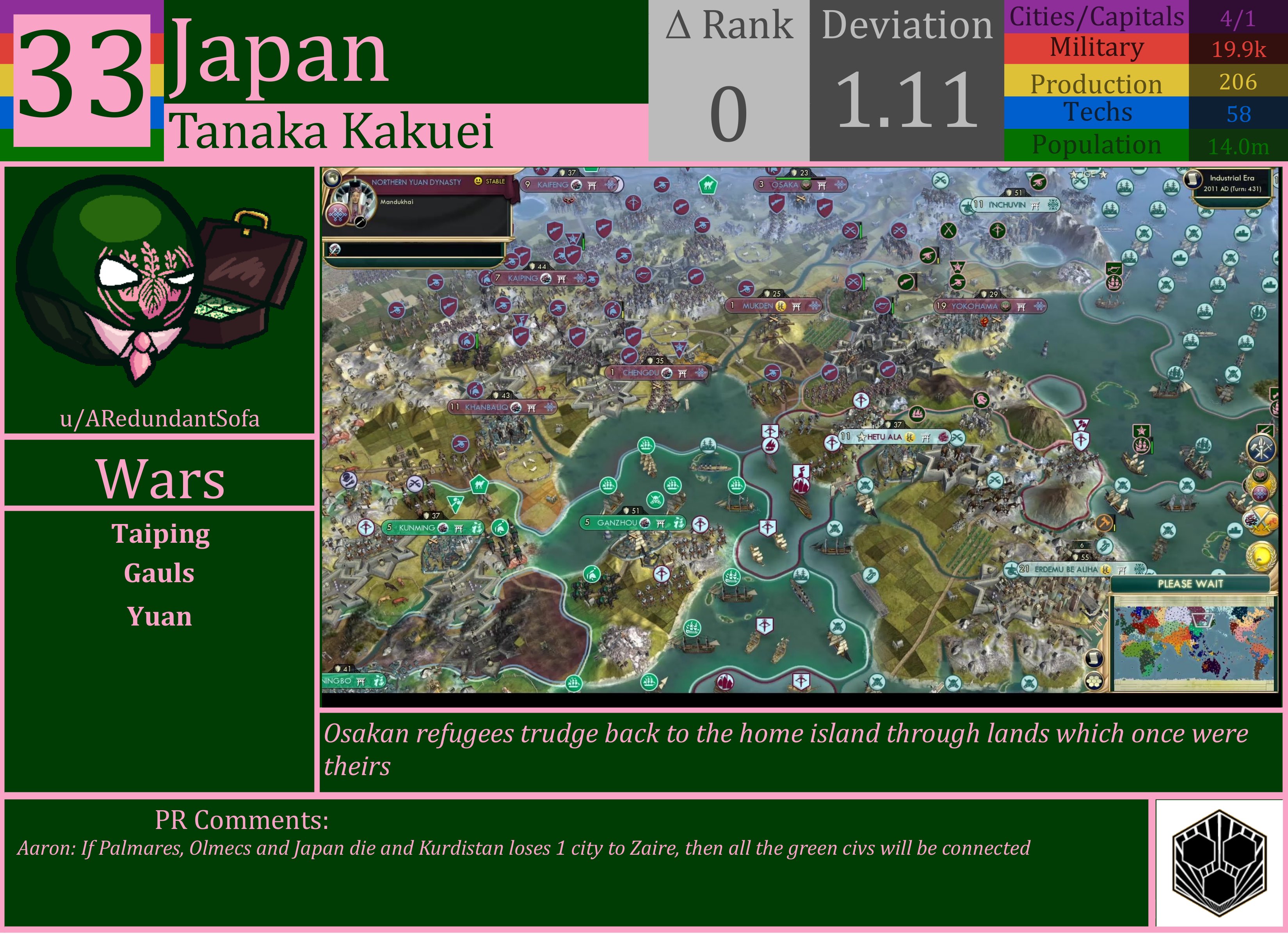 CBR In-Game Screenshot of Japan