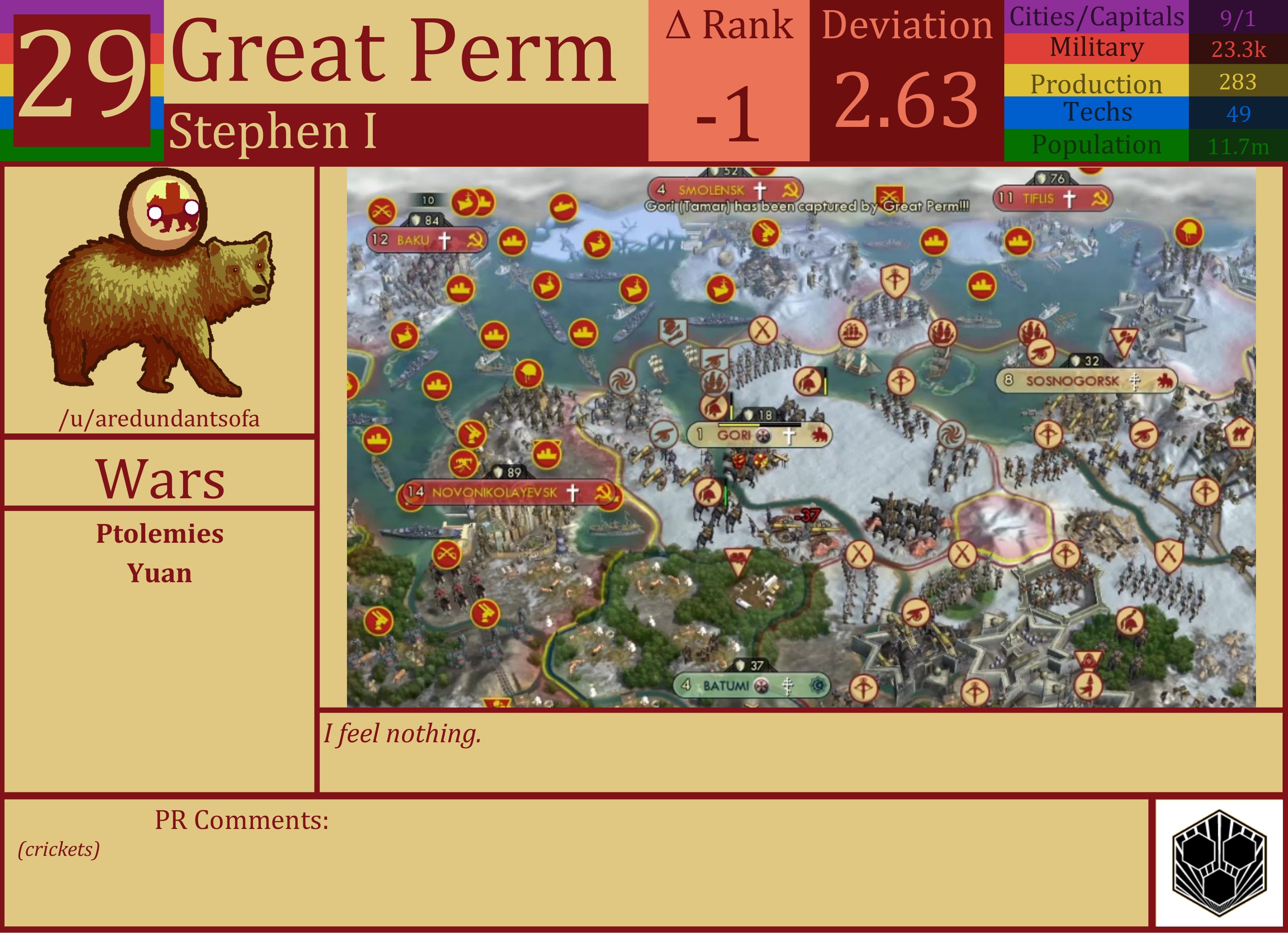 CBR In-Game Screenshot of Great Perm