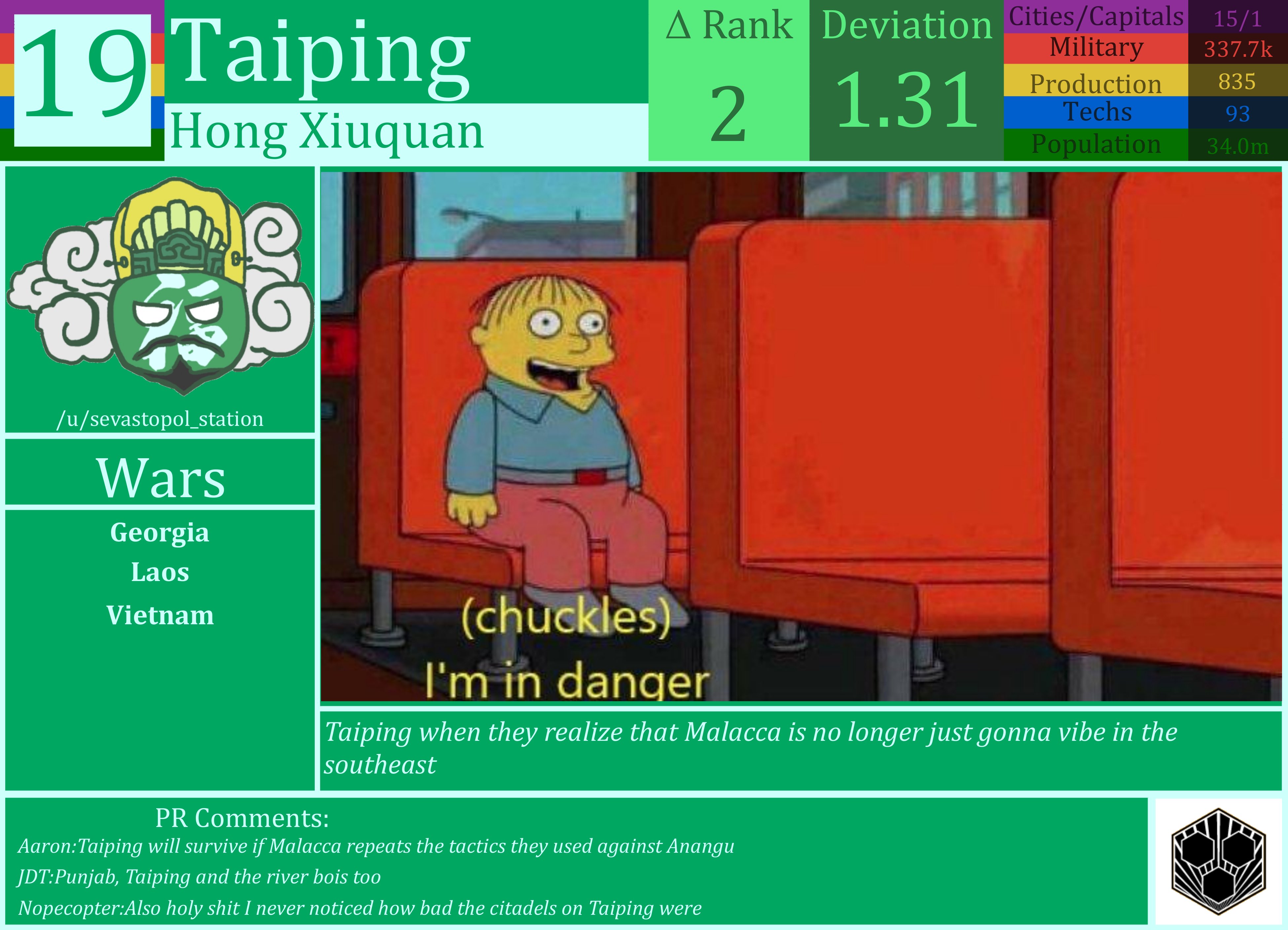 CBR In-Game Screenshot of Taiping