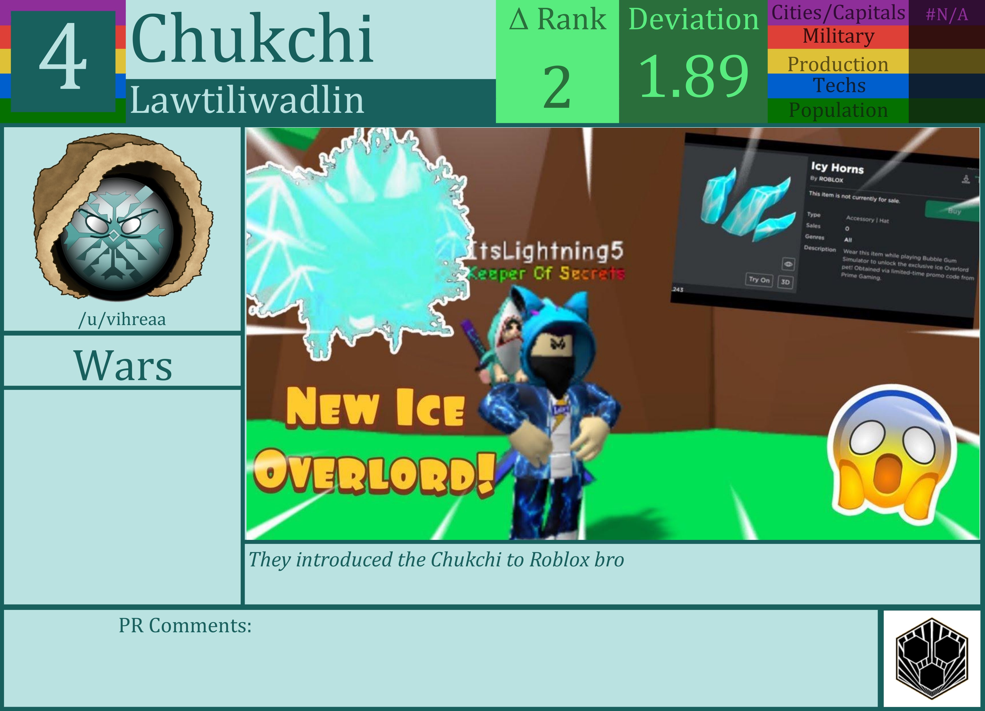 CBR In-Game Screenshot of Chukchi