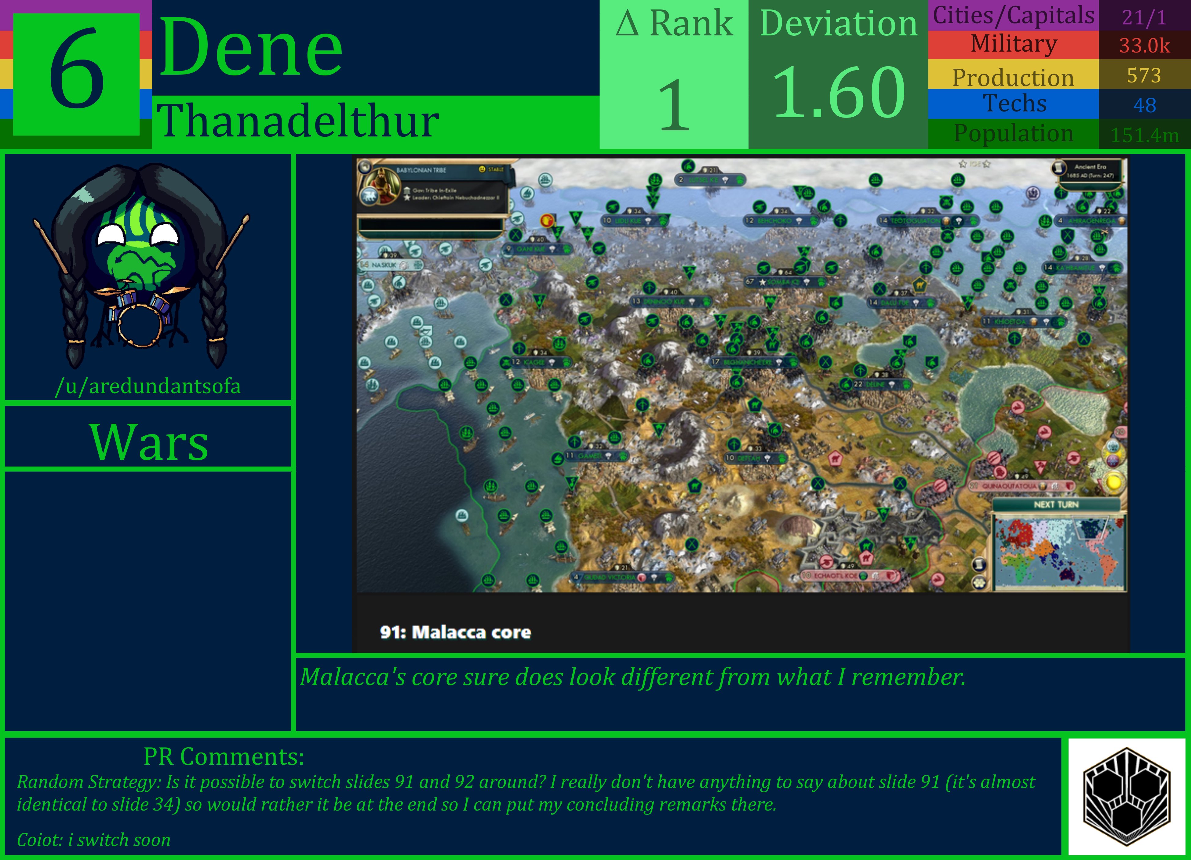 CBR In-Game Screenshot of Dene