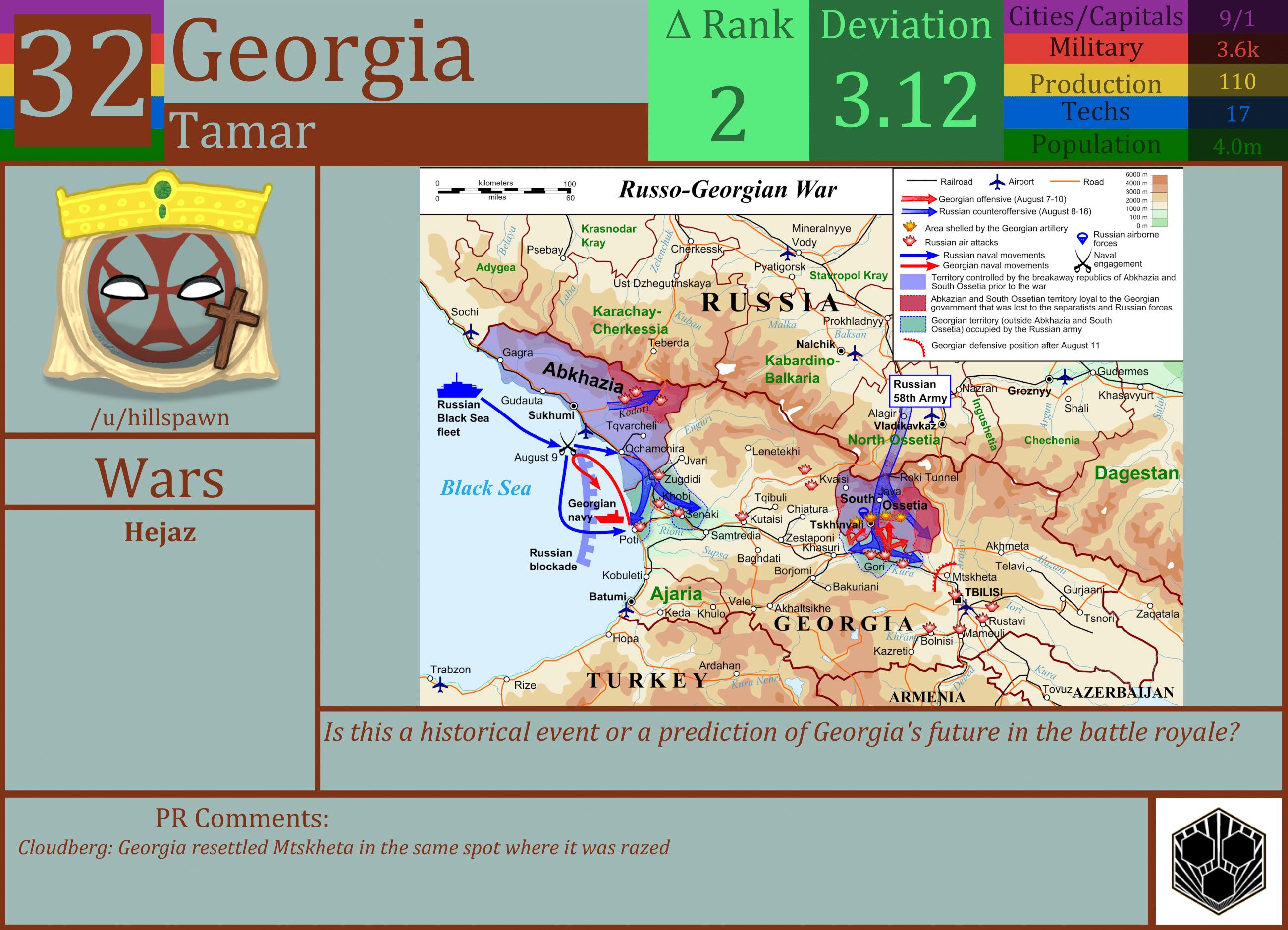 CBR In-Game Screenshot of Georgia