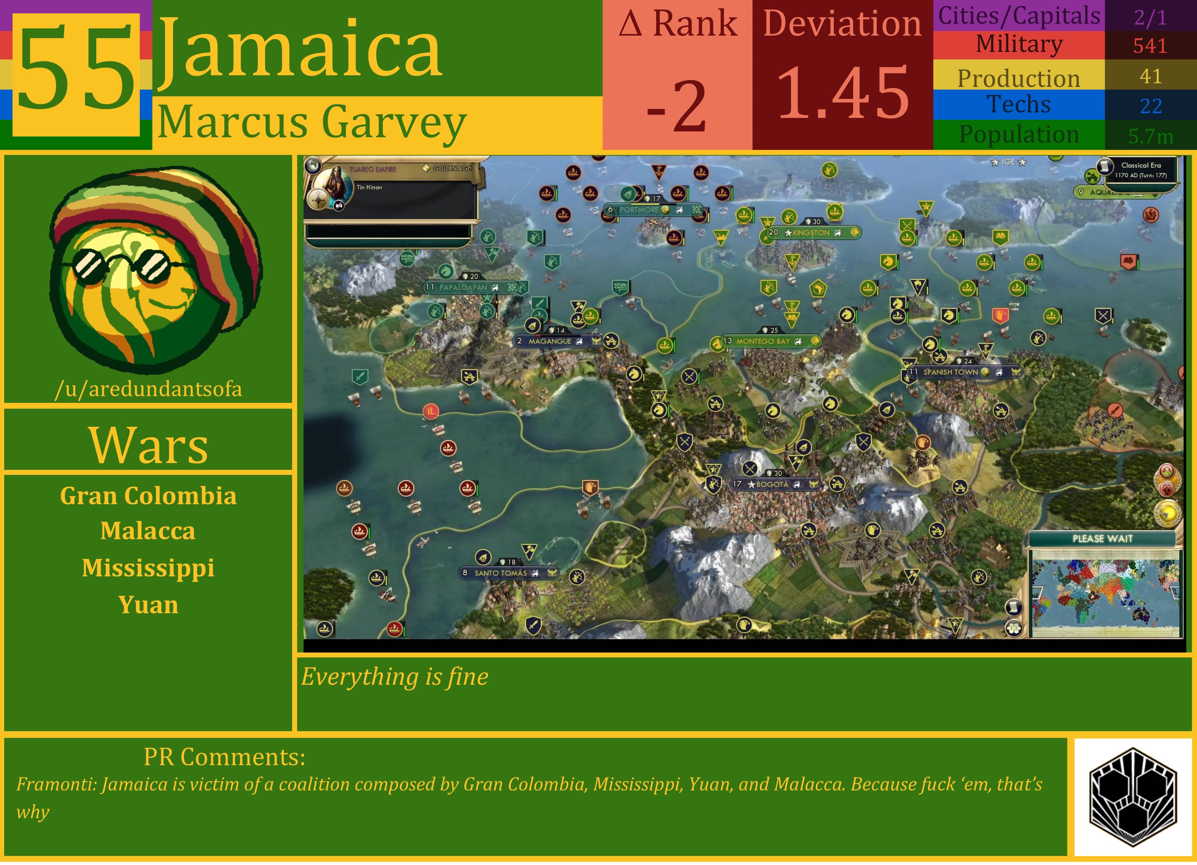 CBR In-Game Screenshot of Jamaica