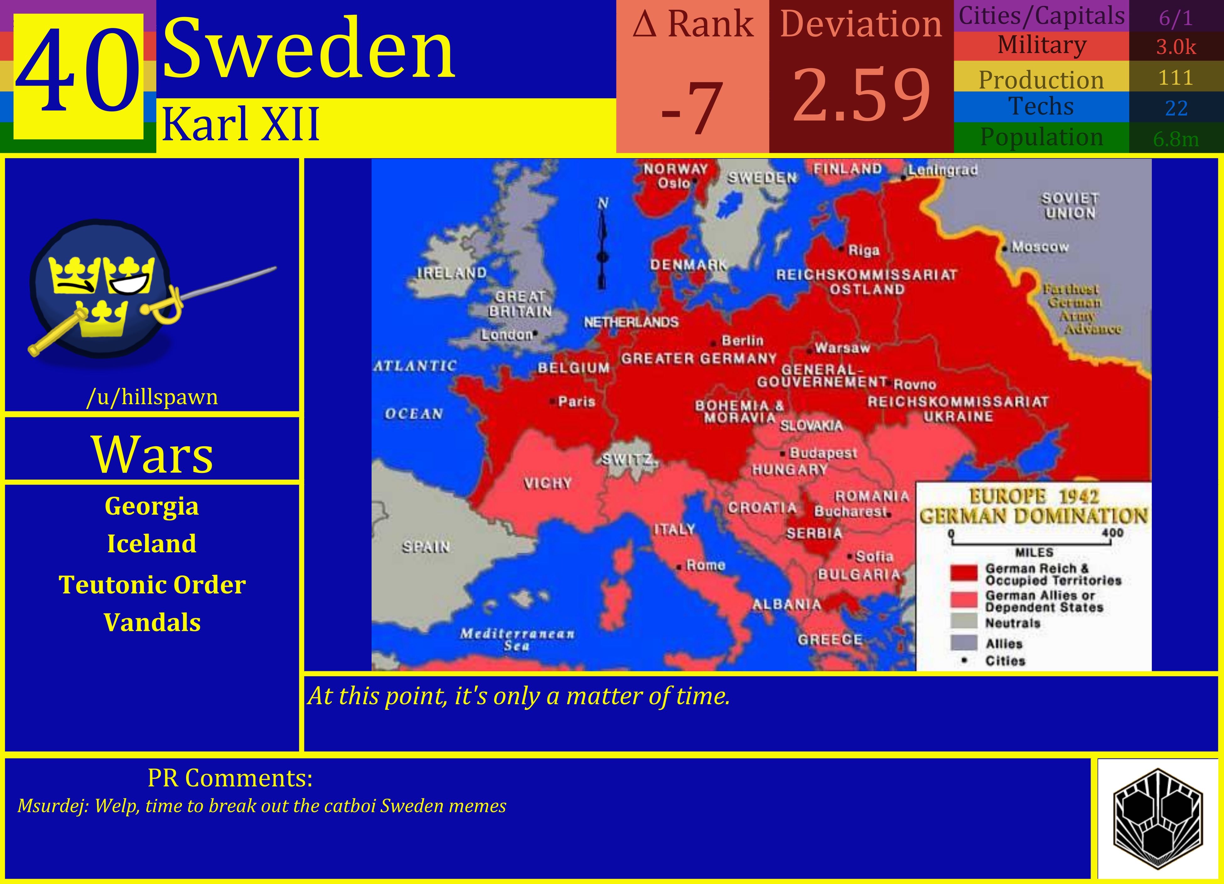 CBR In-Game Screenshot of Sweden