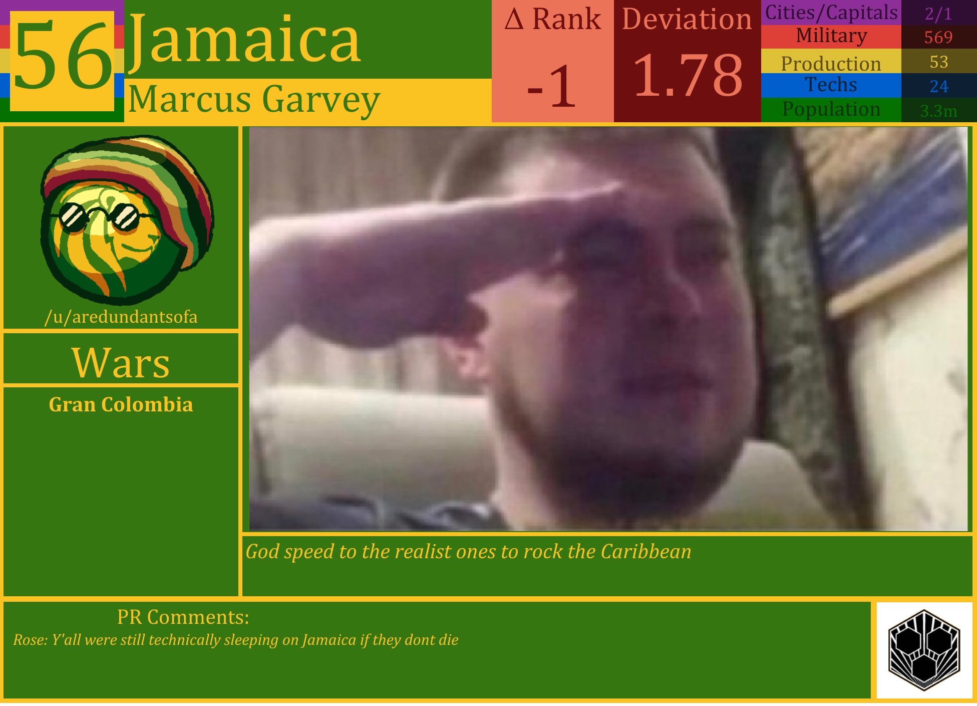 CBR In-Game Screenshot of Jamaica