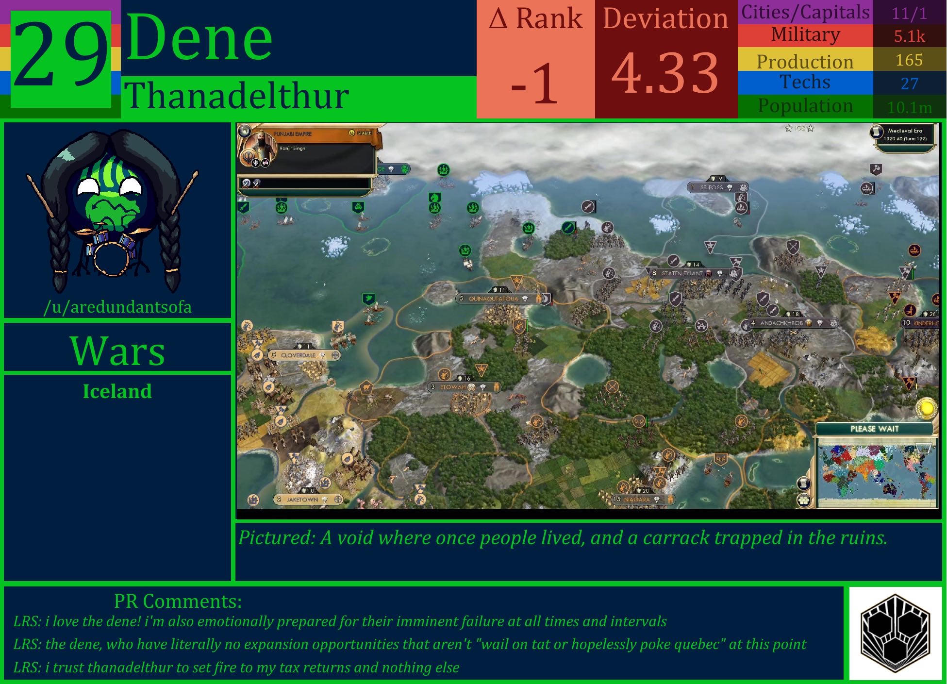 CBR In-Game Screenshot of Dene