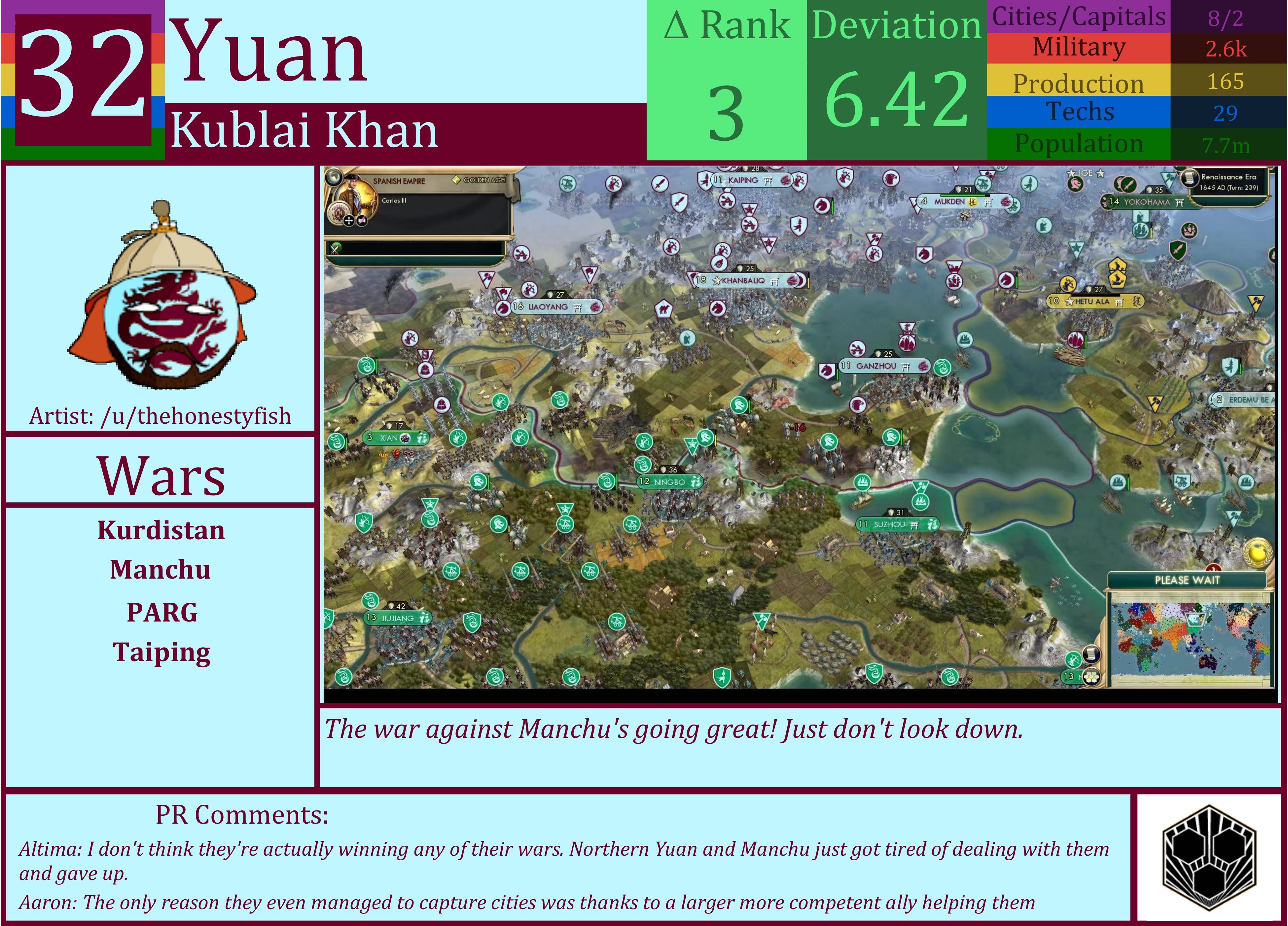CBR In-Game Screenshot of Yuan