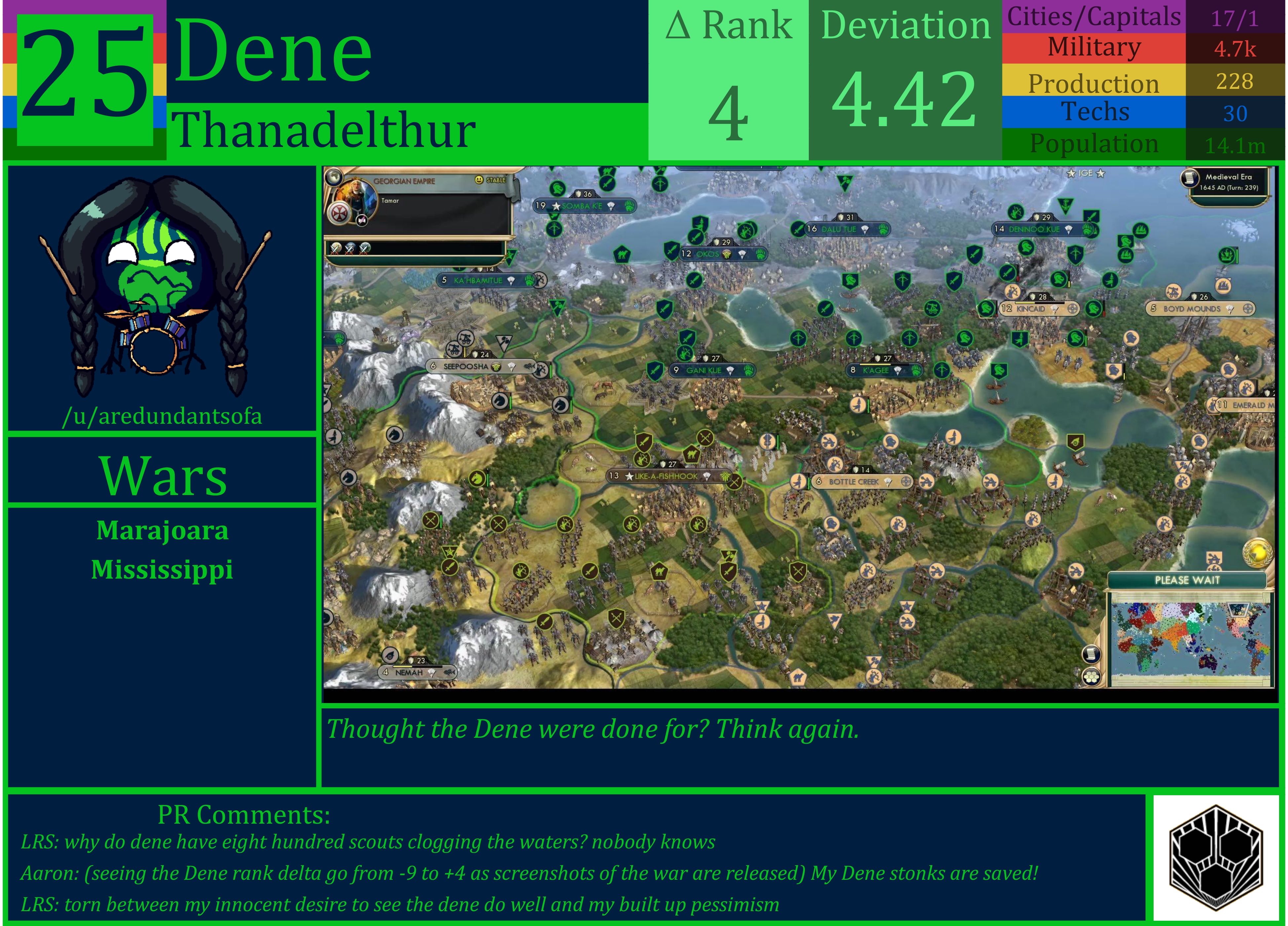 CBR In-Game Screenshot of Dene