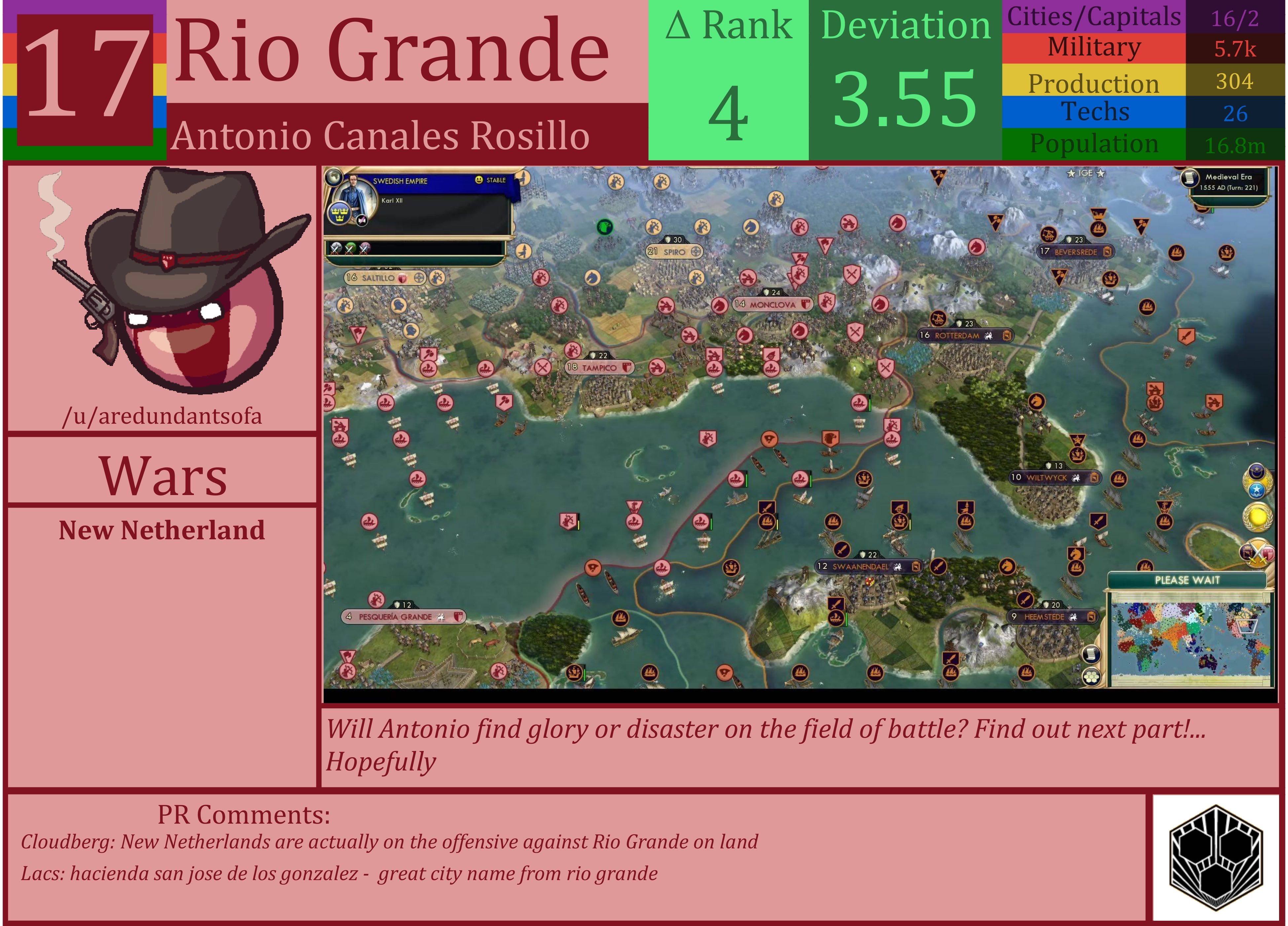 CBR In-Game Screenshot of Rio Grande