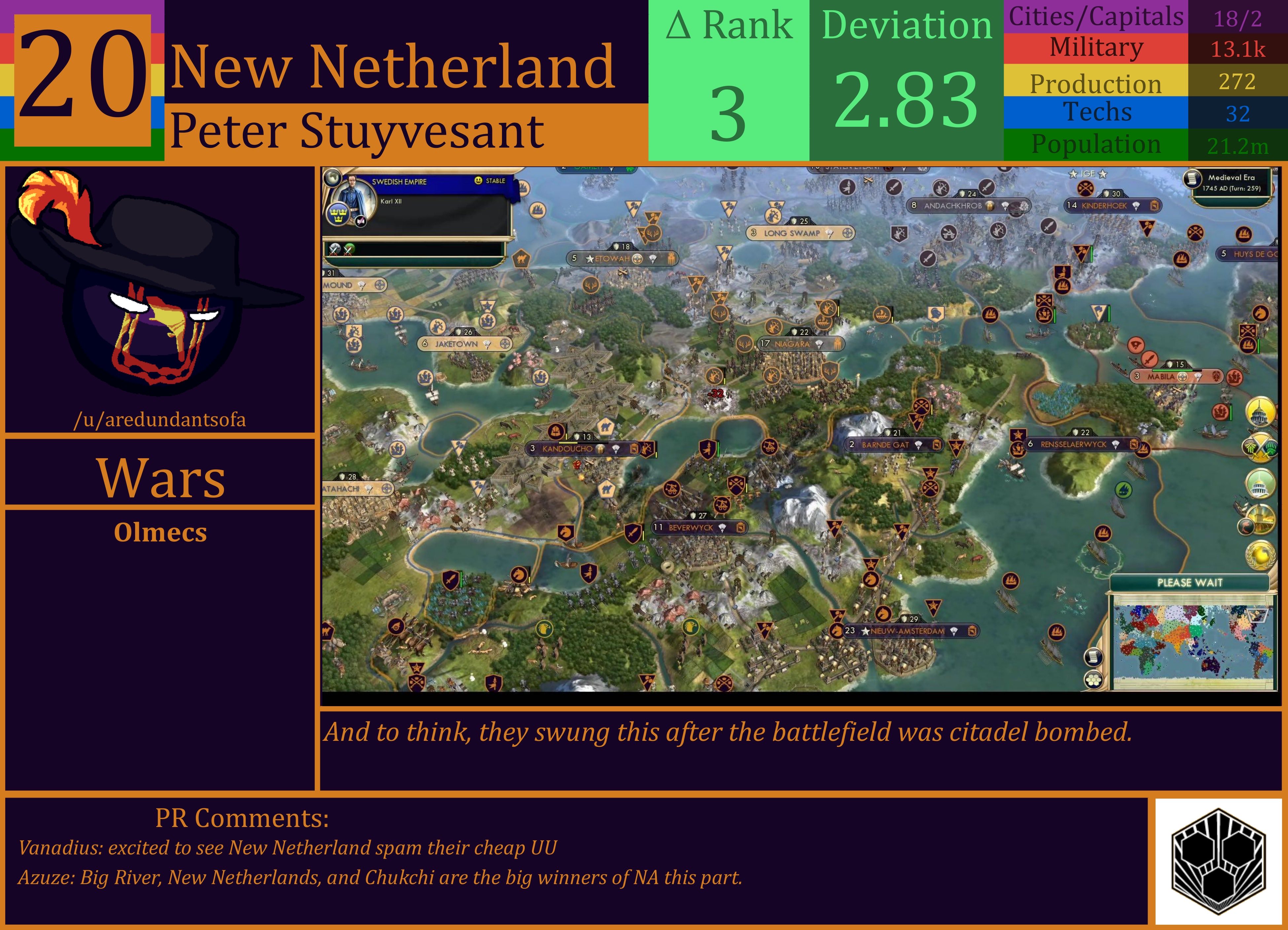 CBR In-Game Screenshot of New Netherland