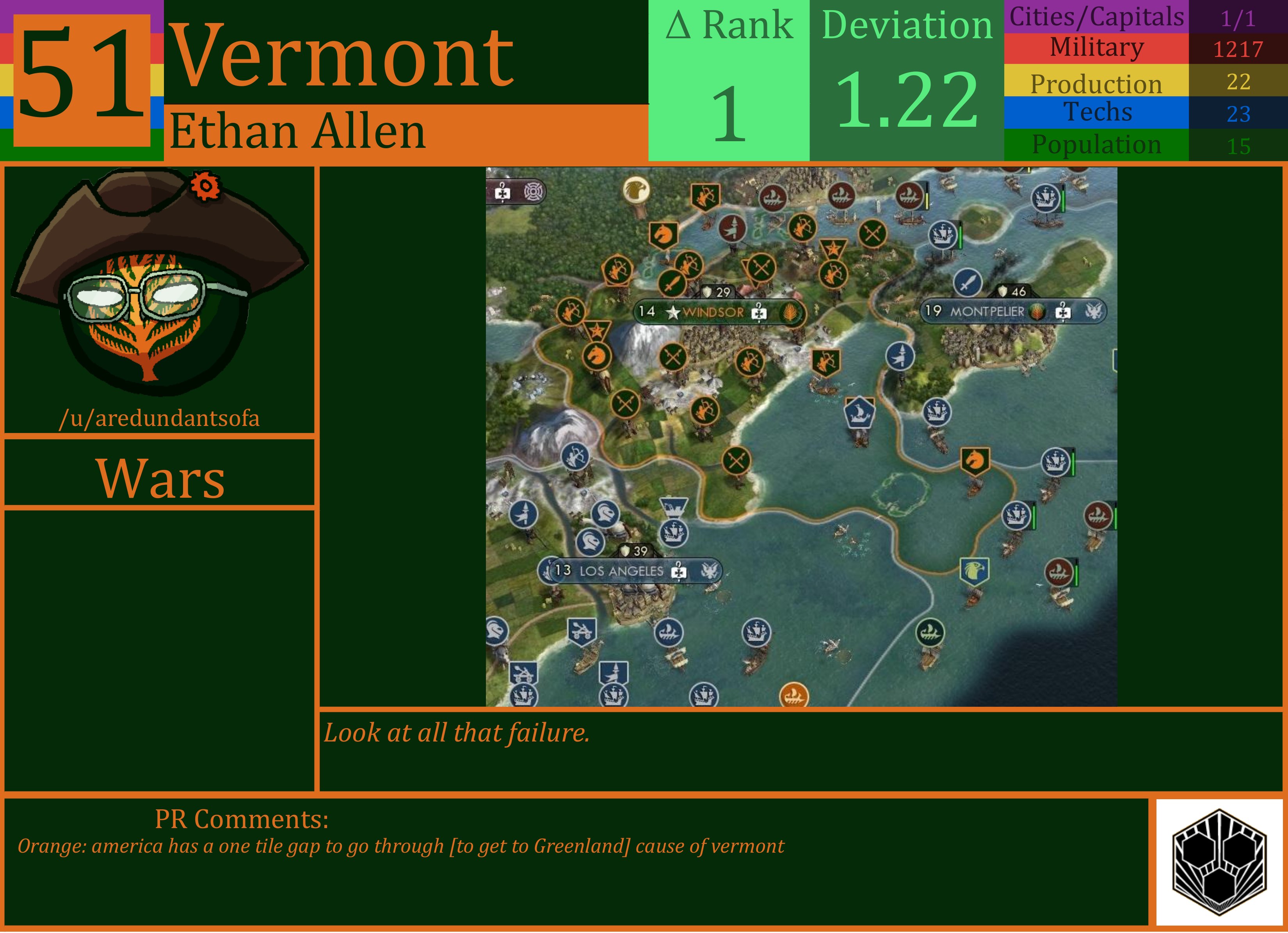 CBR In-Game Screenshot of Vermont