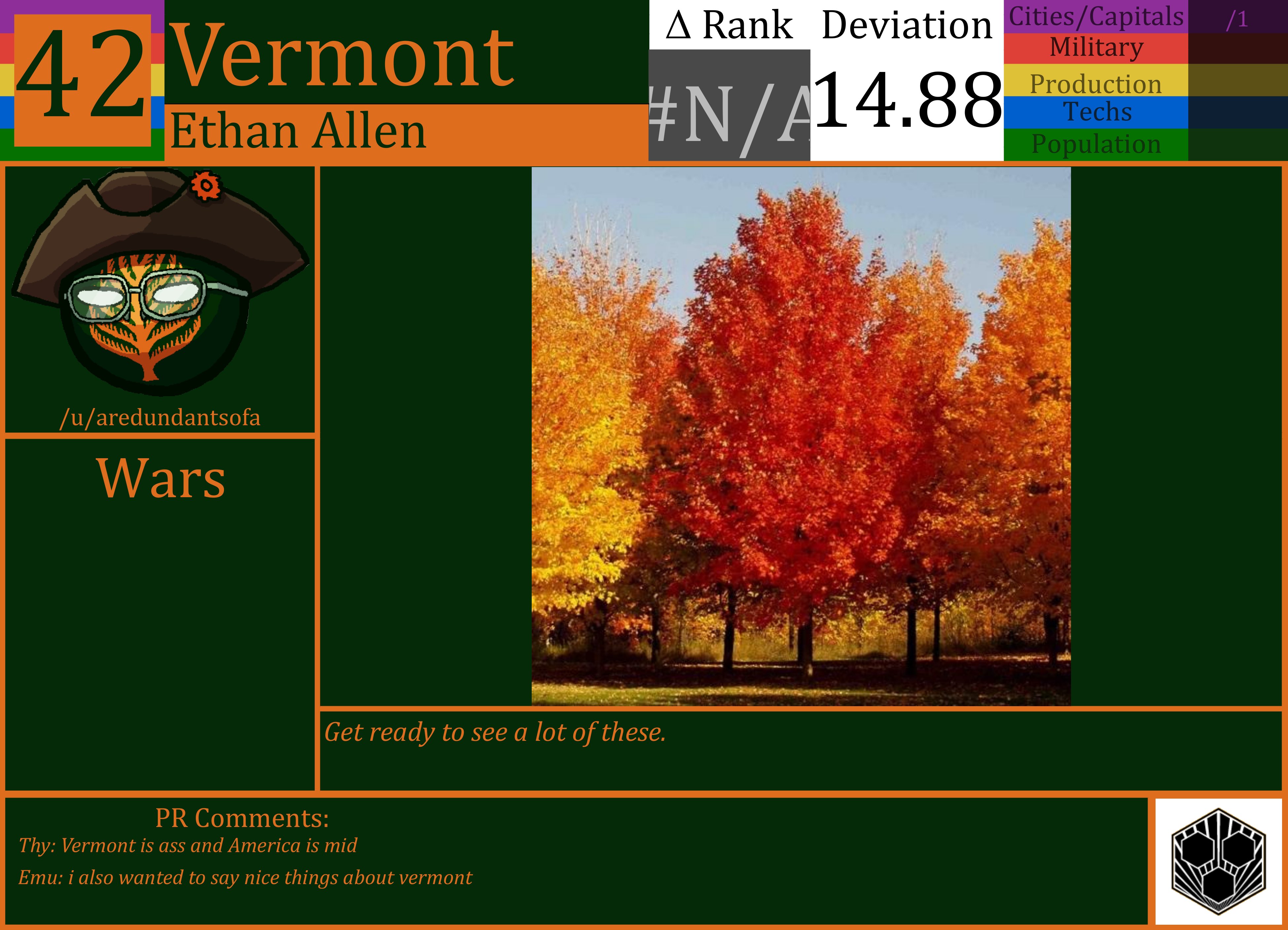 CBR In-Game Screenshot of Vermont