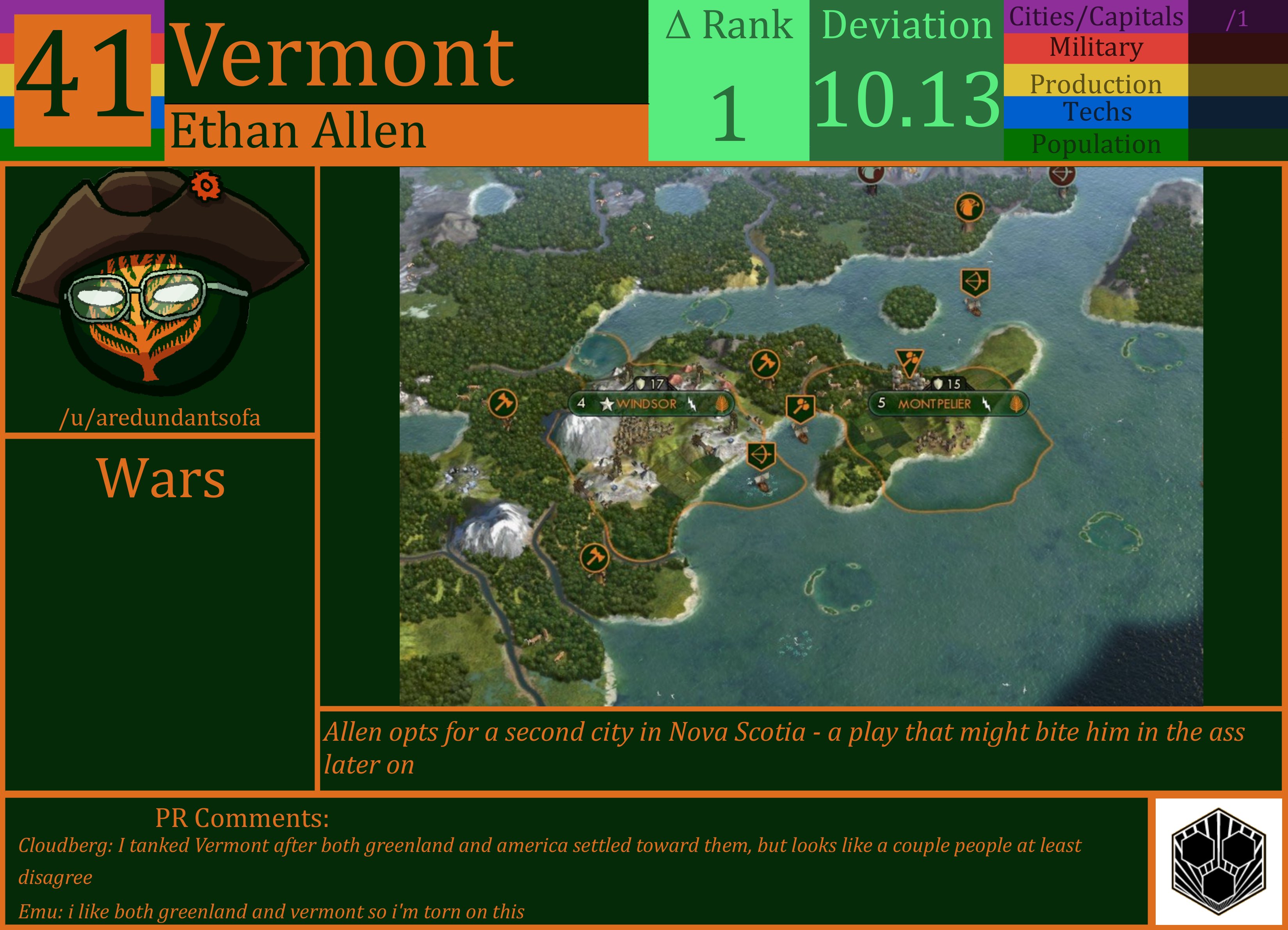 CBR In-Game Screenshot of Vermont