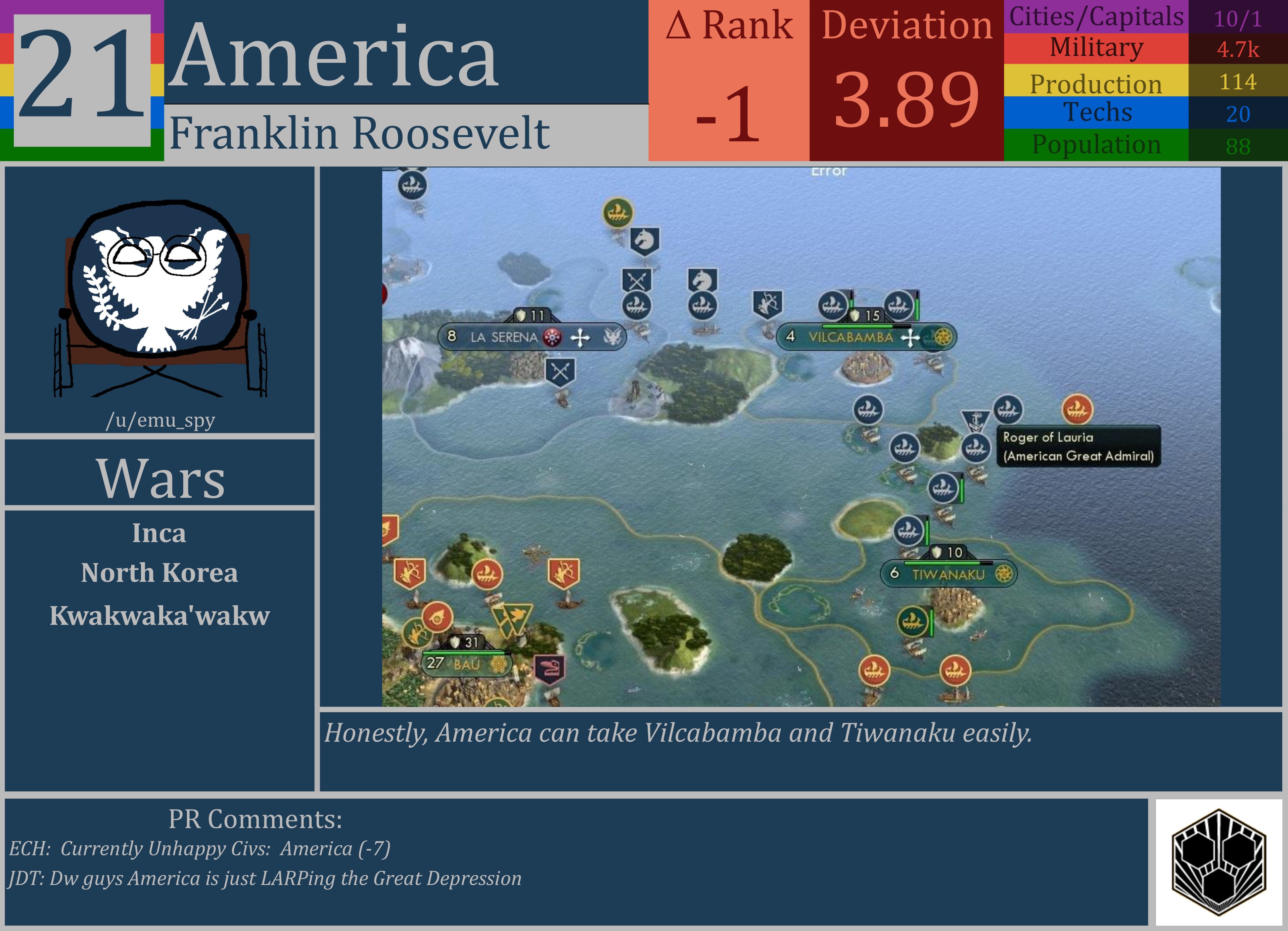 CBR In-Game Screenshot of America