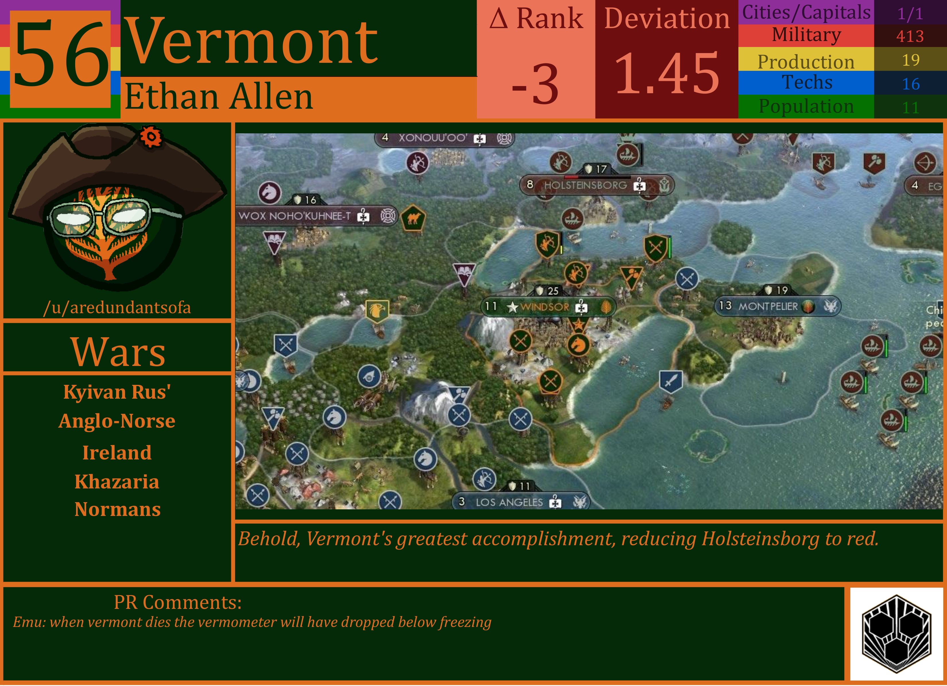 CBR In-Game Screenshot of Vermont