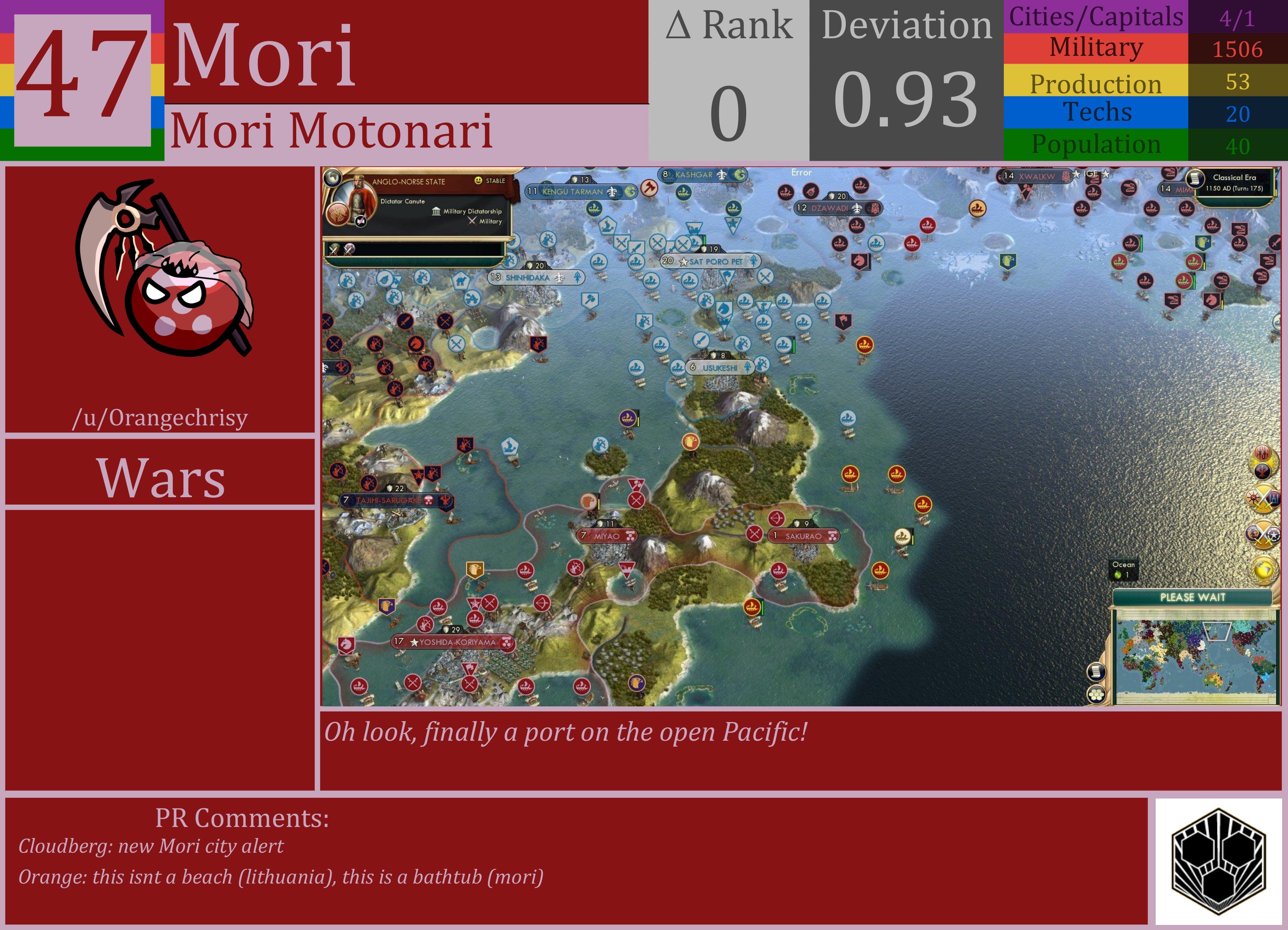 CBR In-Game Screenshot of Mori