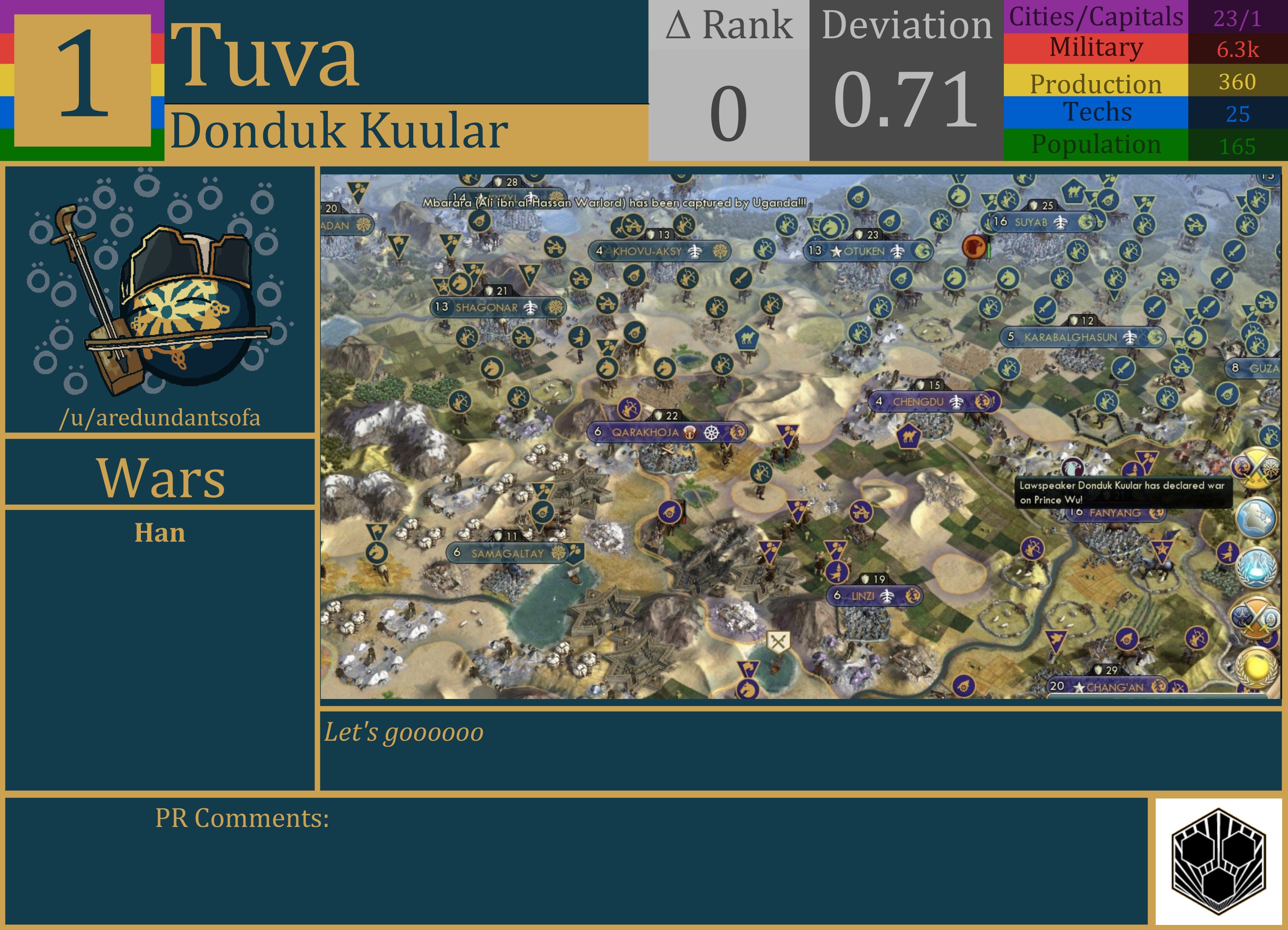 CBR In-Game Screenshot of Tuva