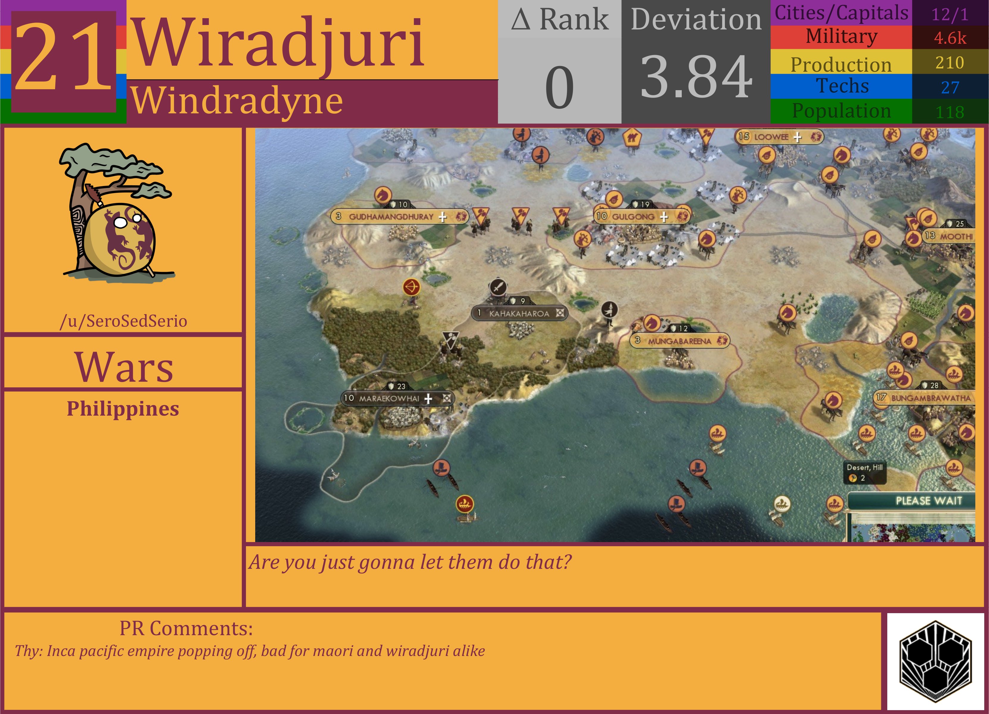 CBR In-Game Screenshot of Wiradjuri