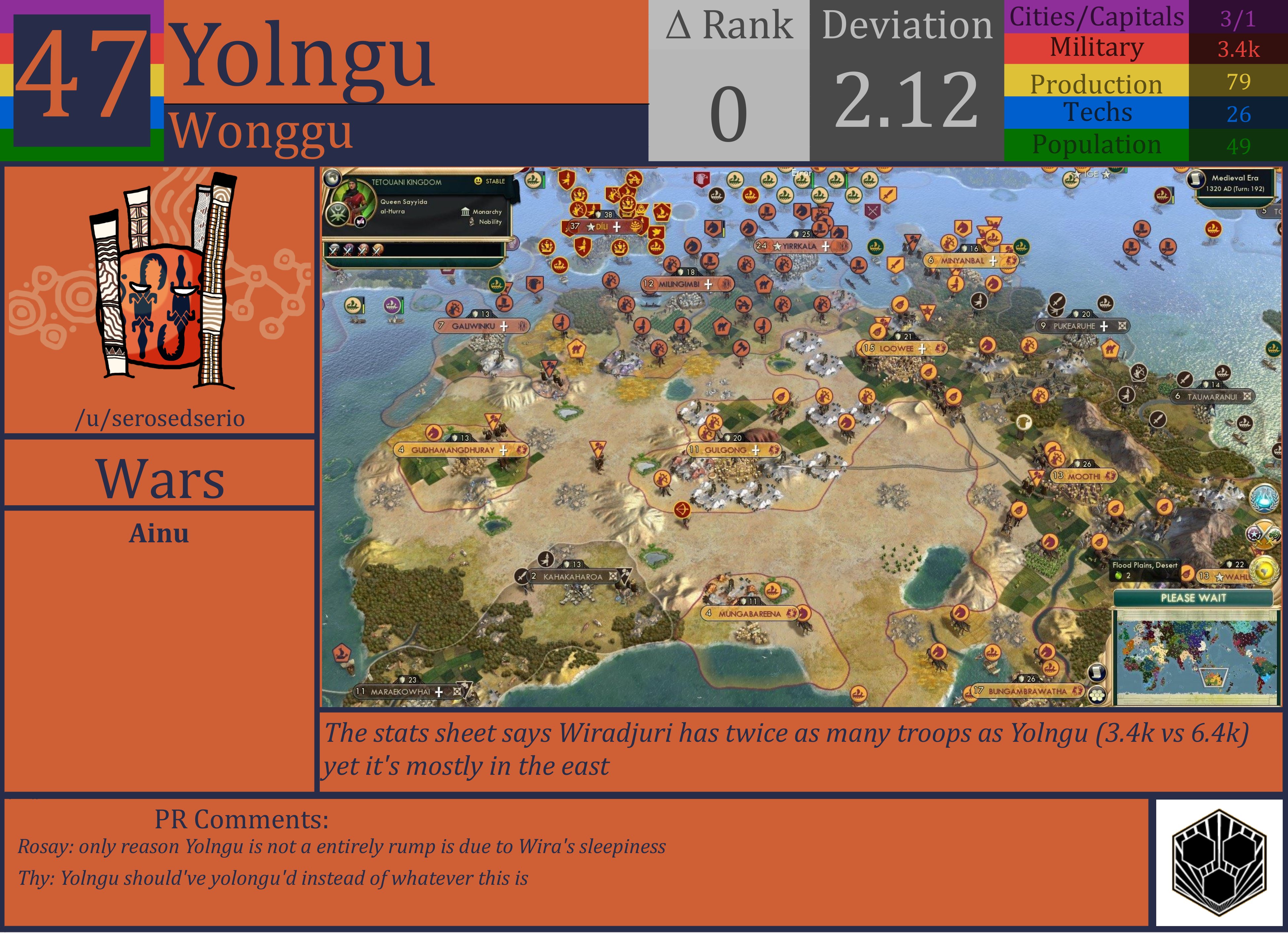 CBR In-Game Screenshot of Yolngu