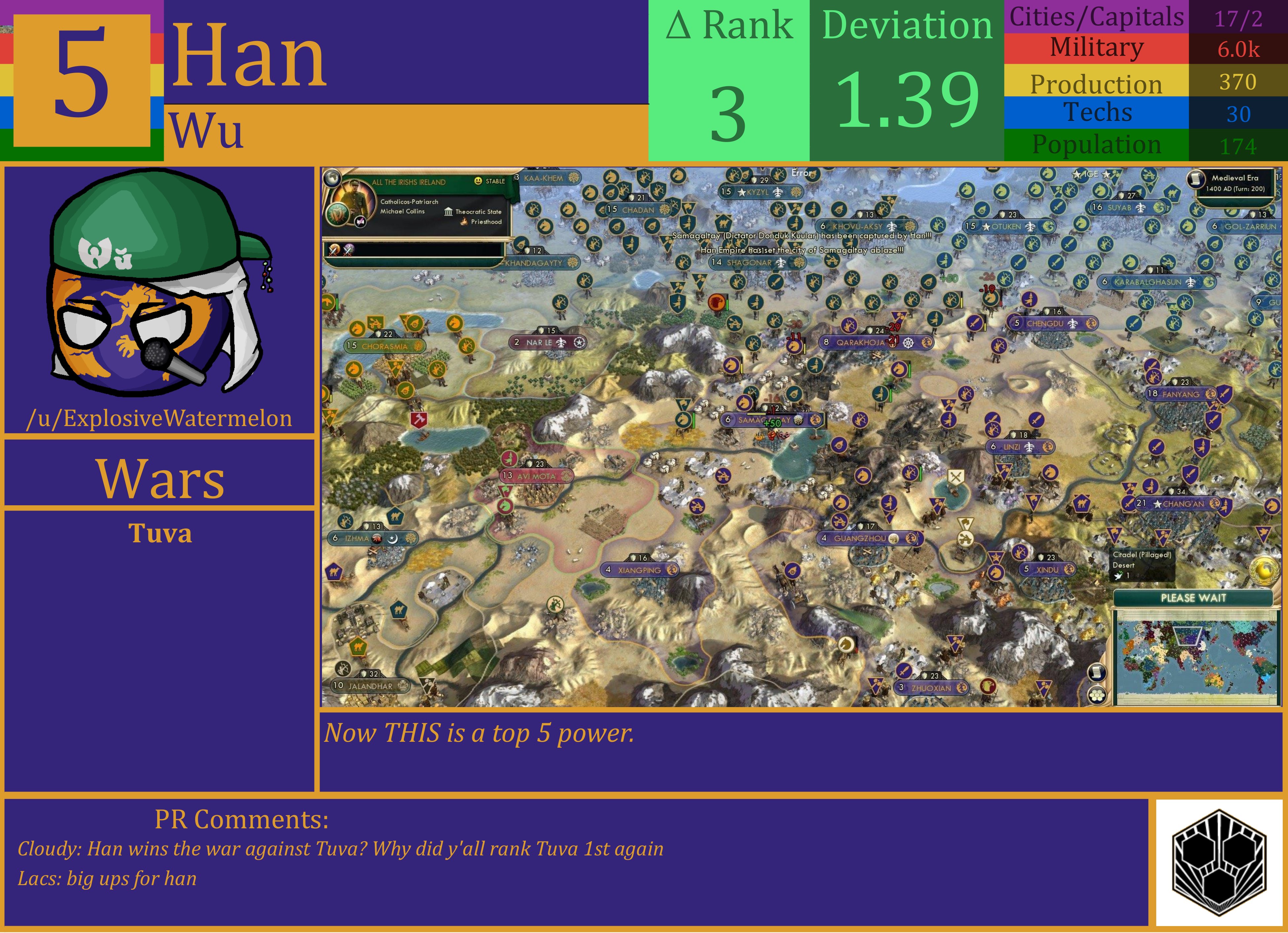 CBR In-Game Screenshot of Han