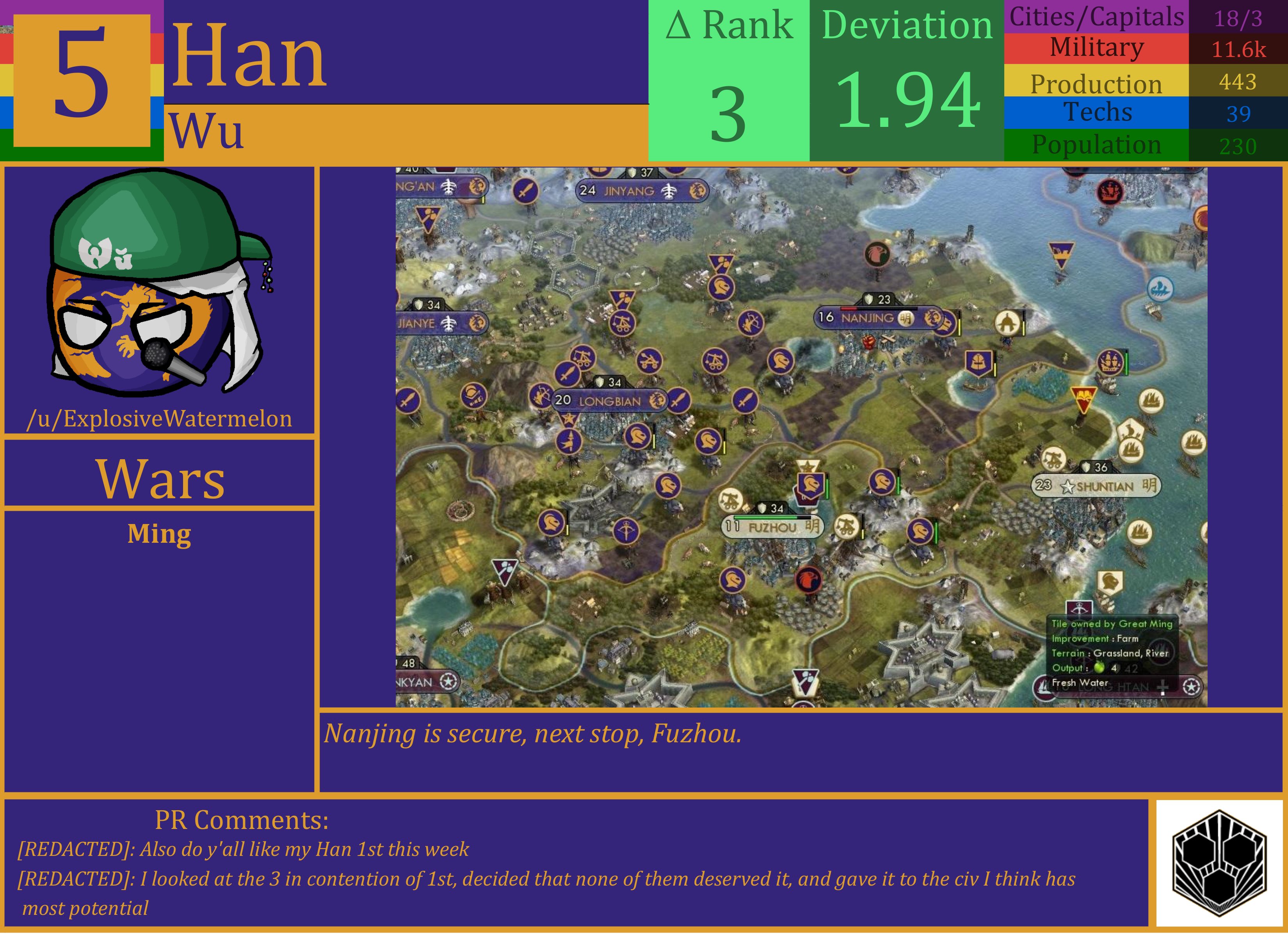 CBR In-Game Screenshot of Han