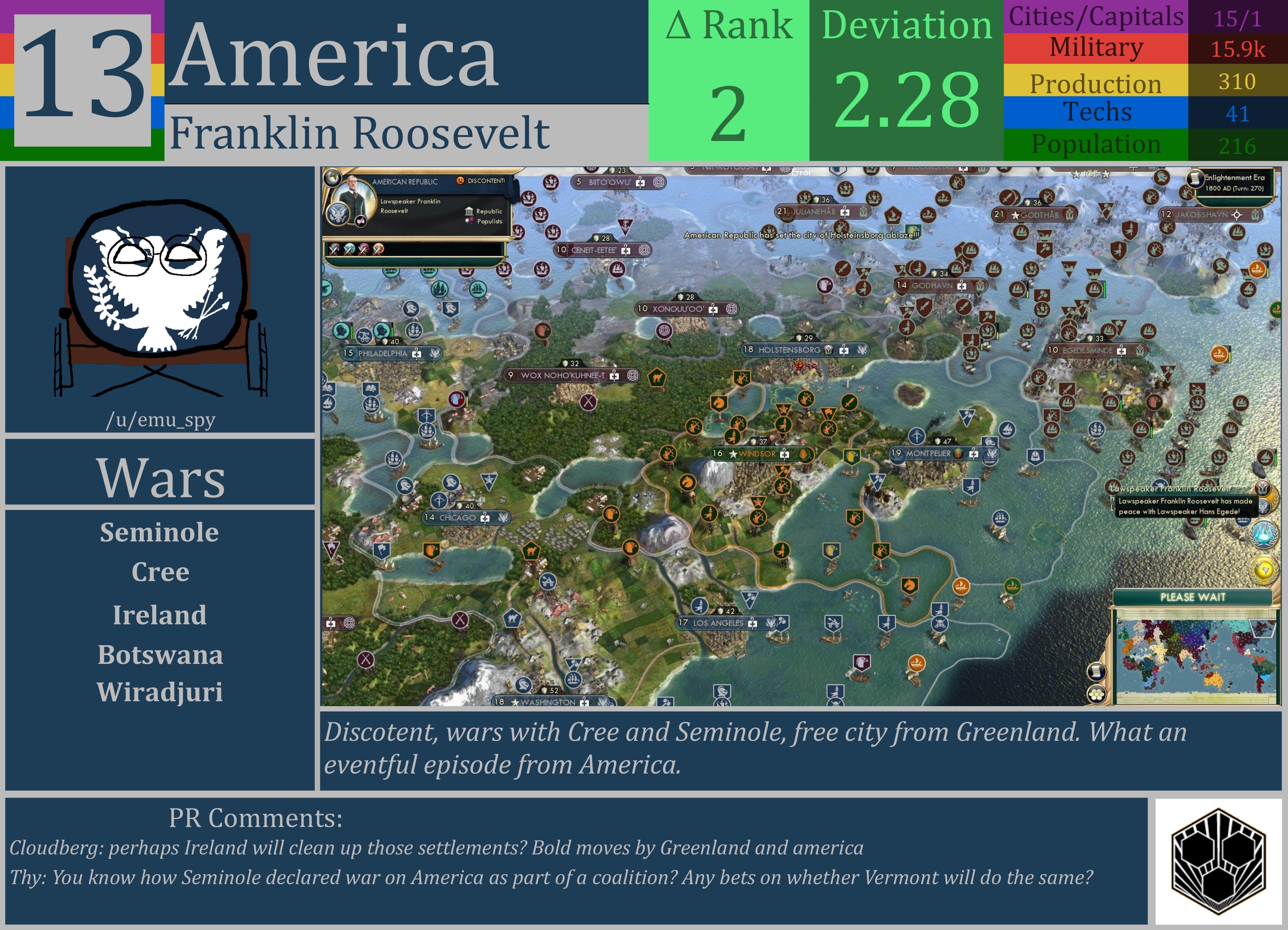 CBR In-Game Screenshot of America