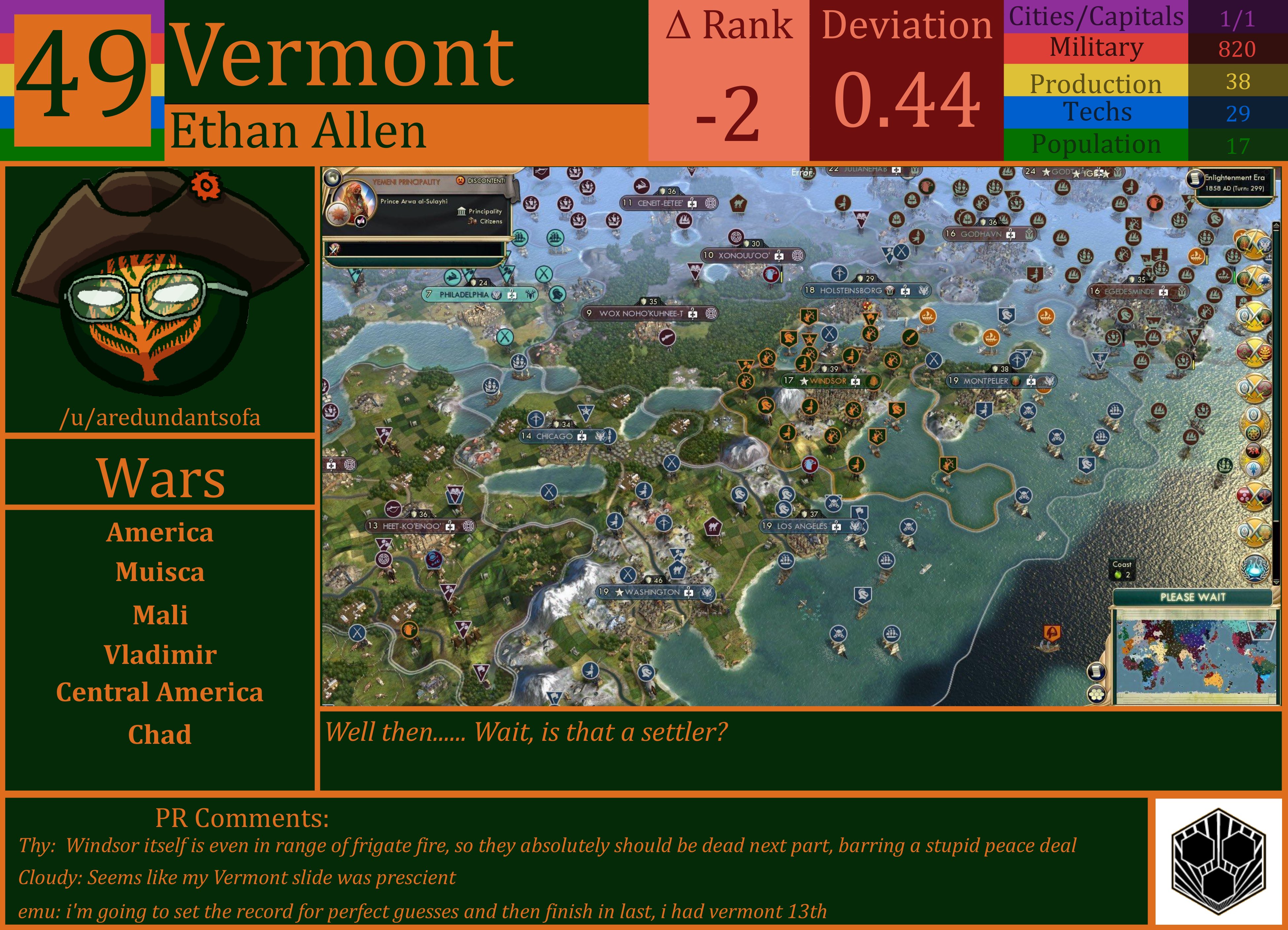 CBR In-Game Screenshot of Vermont