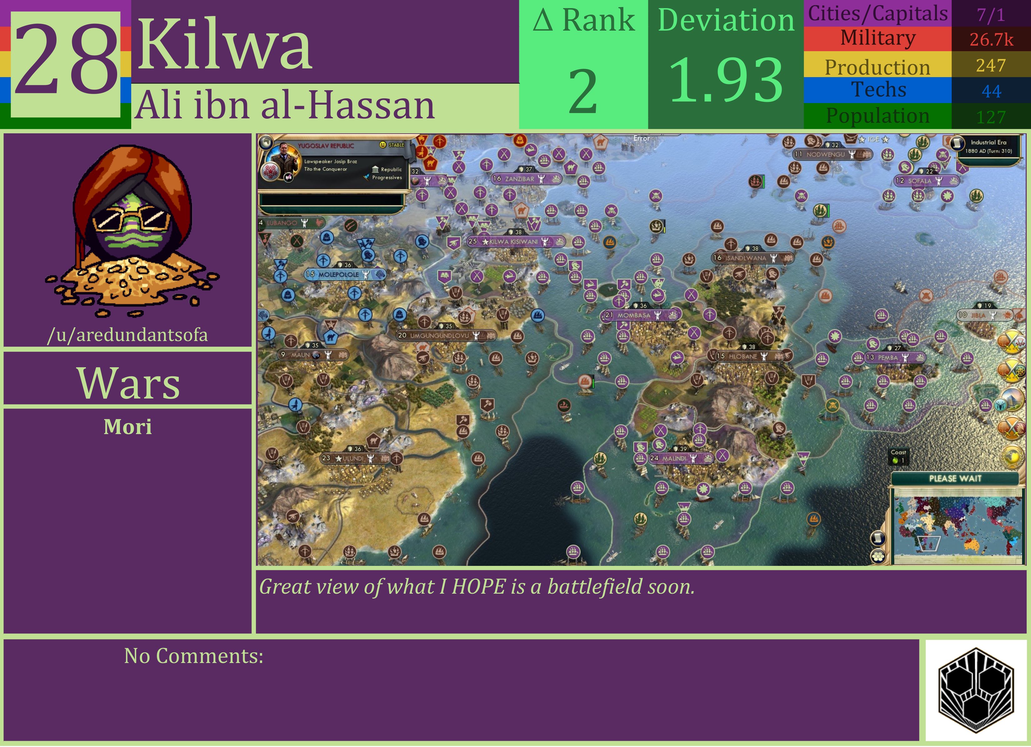 CBR In-Game Screenshot of Kilwa