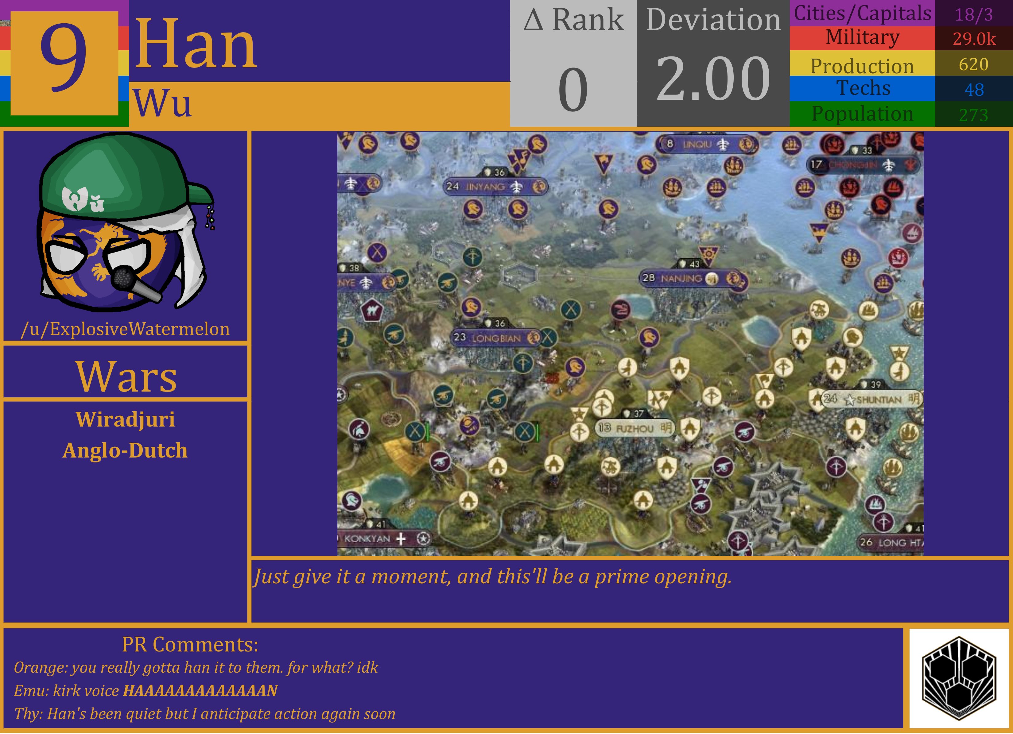 CBR In-Game Screenshot of Han