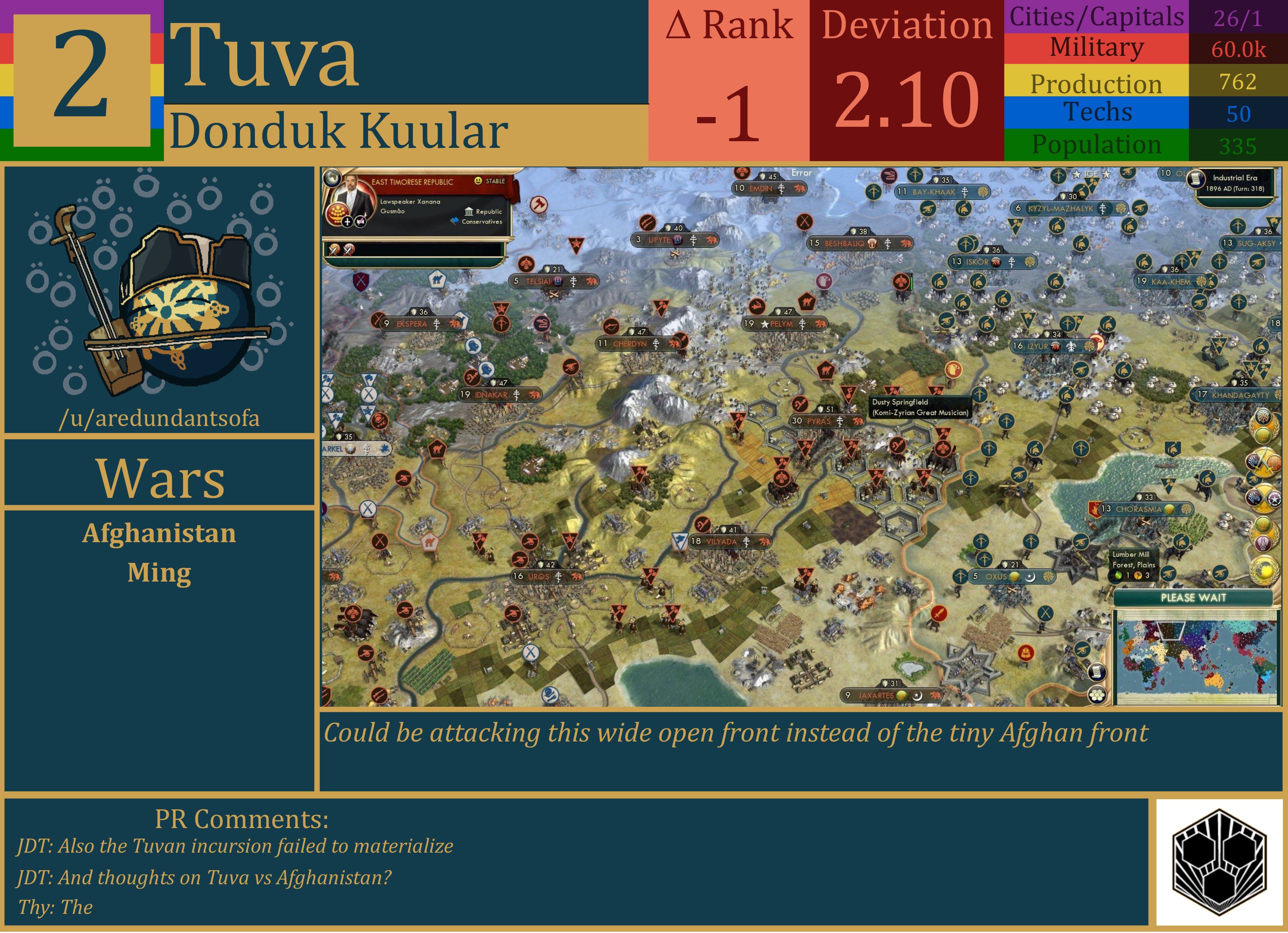 CBR In-Game Screenshot of Tuva
