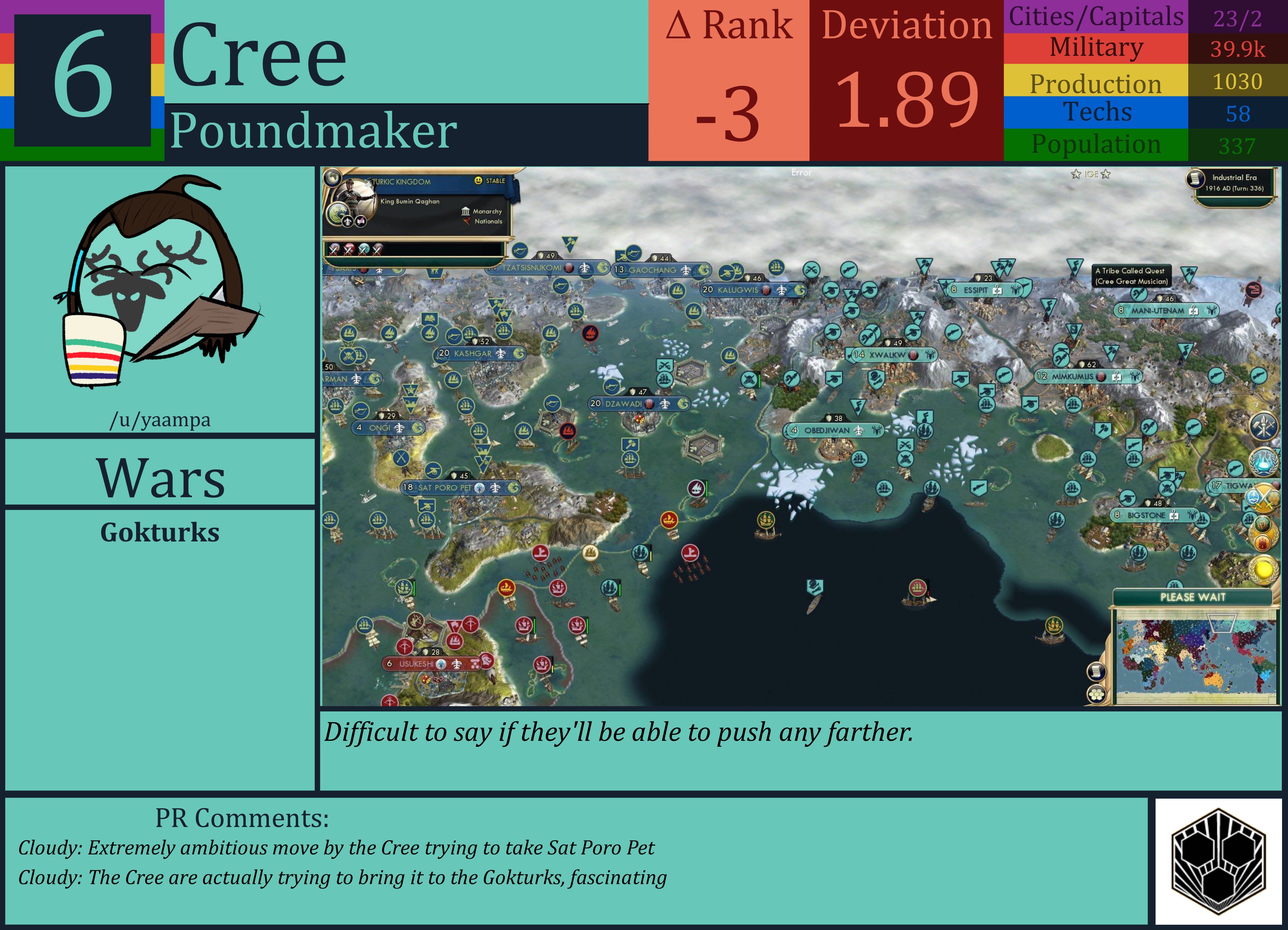 CBR In-Game Screenshot of Cree