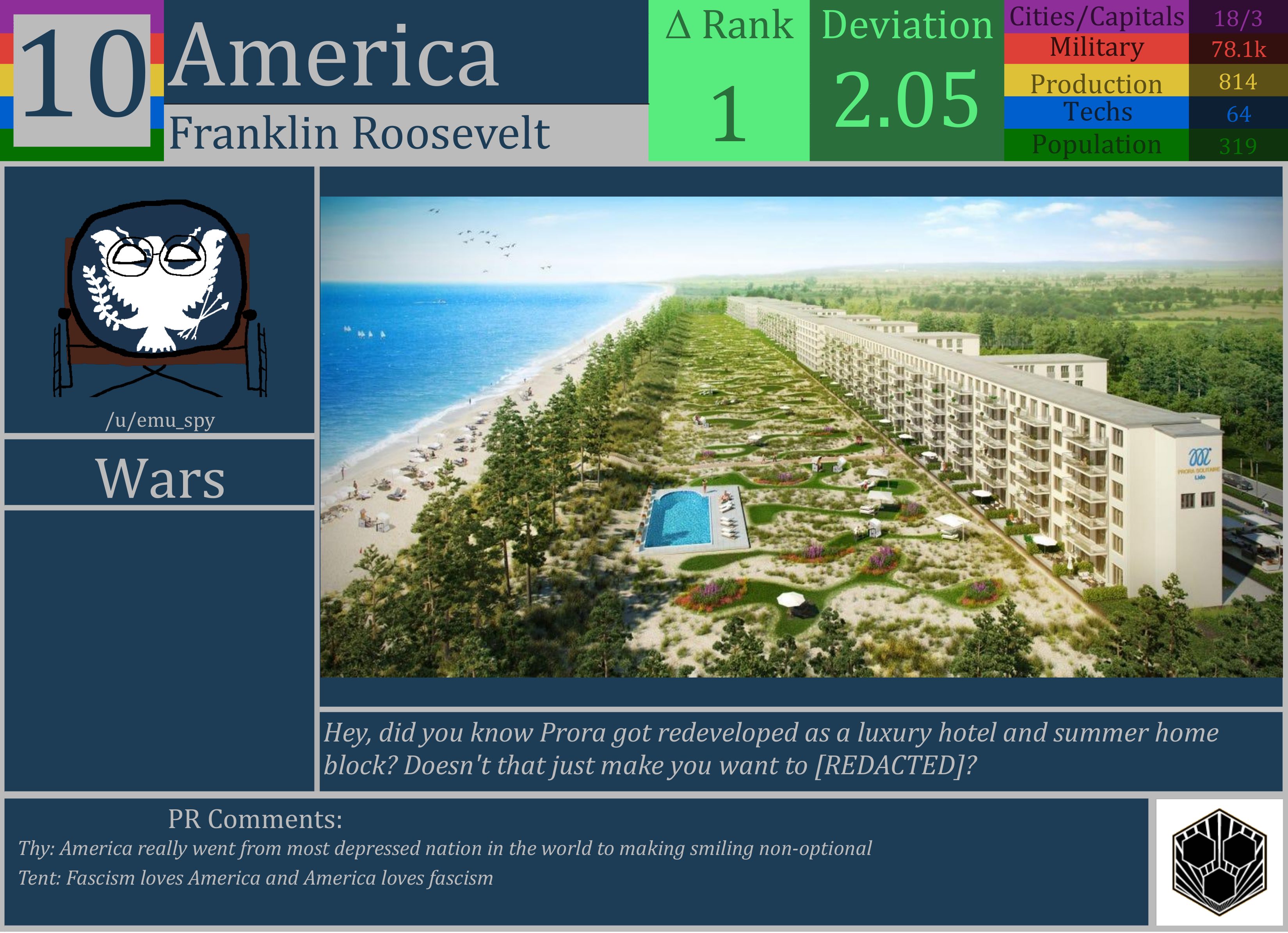 CBR In-Game Screenshot of America