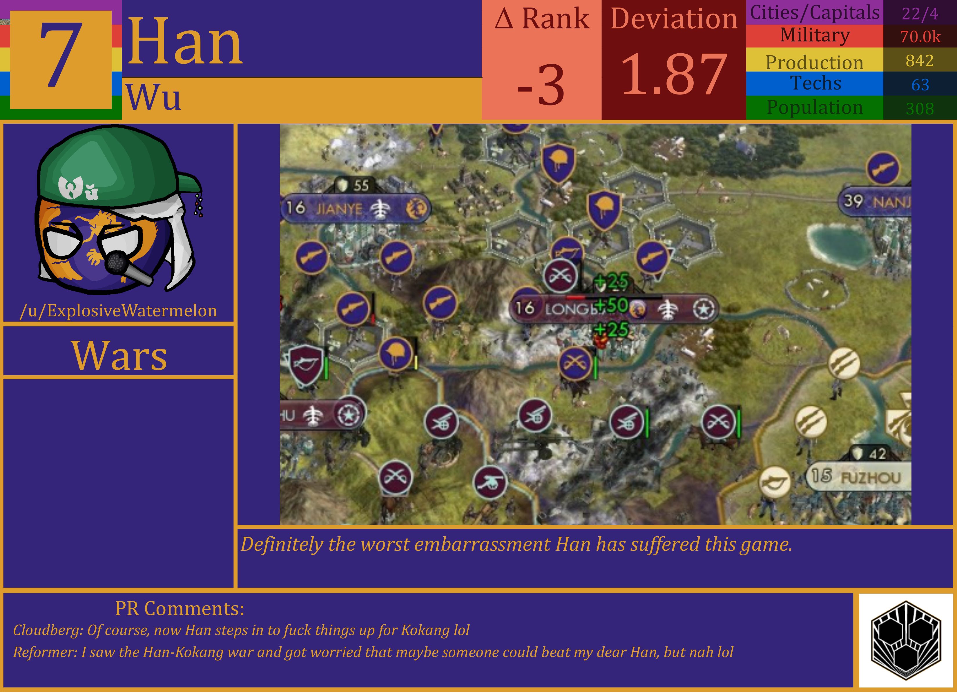 CBR In-Game Screenshot of Han