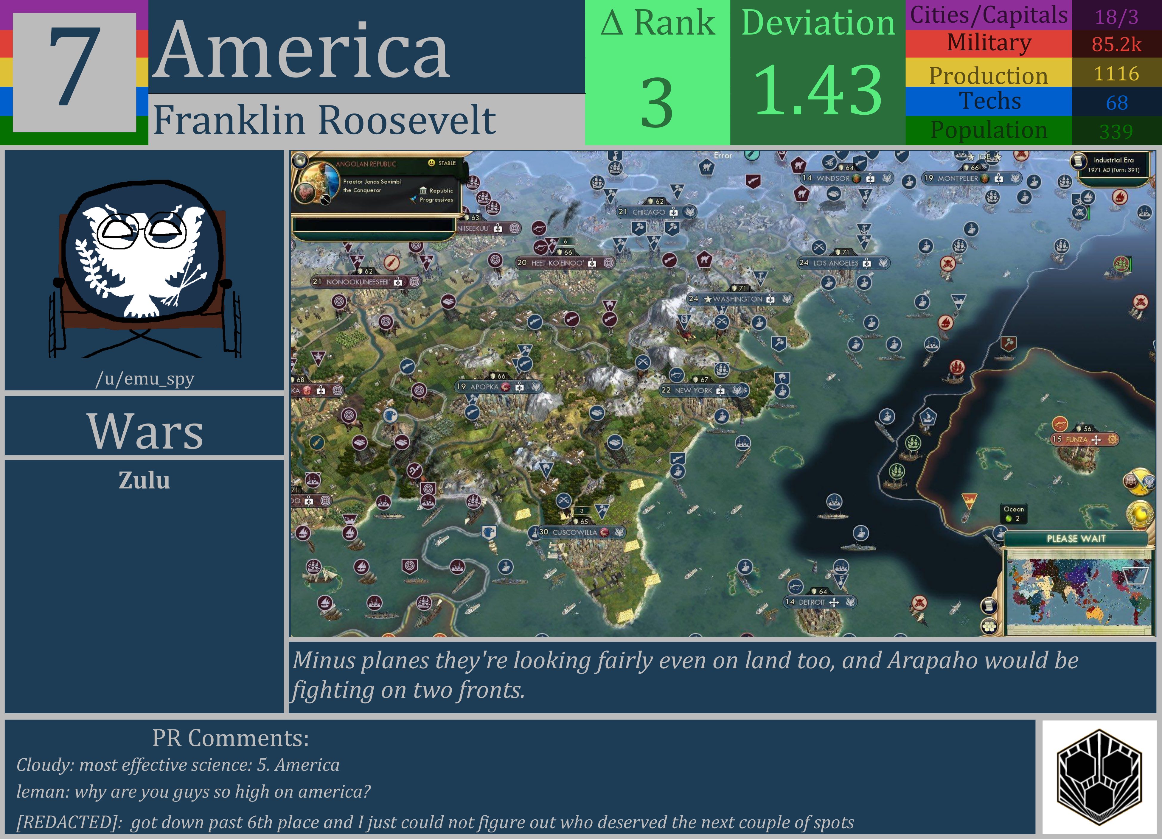 CBR In-Game Screenshot of America